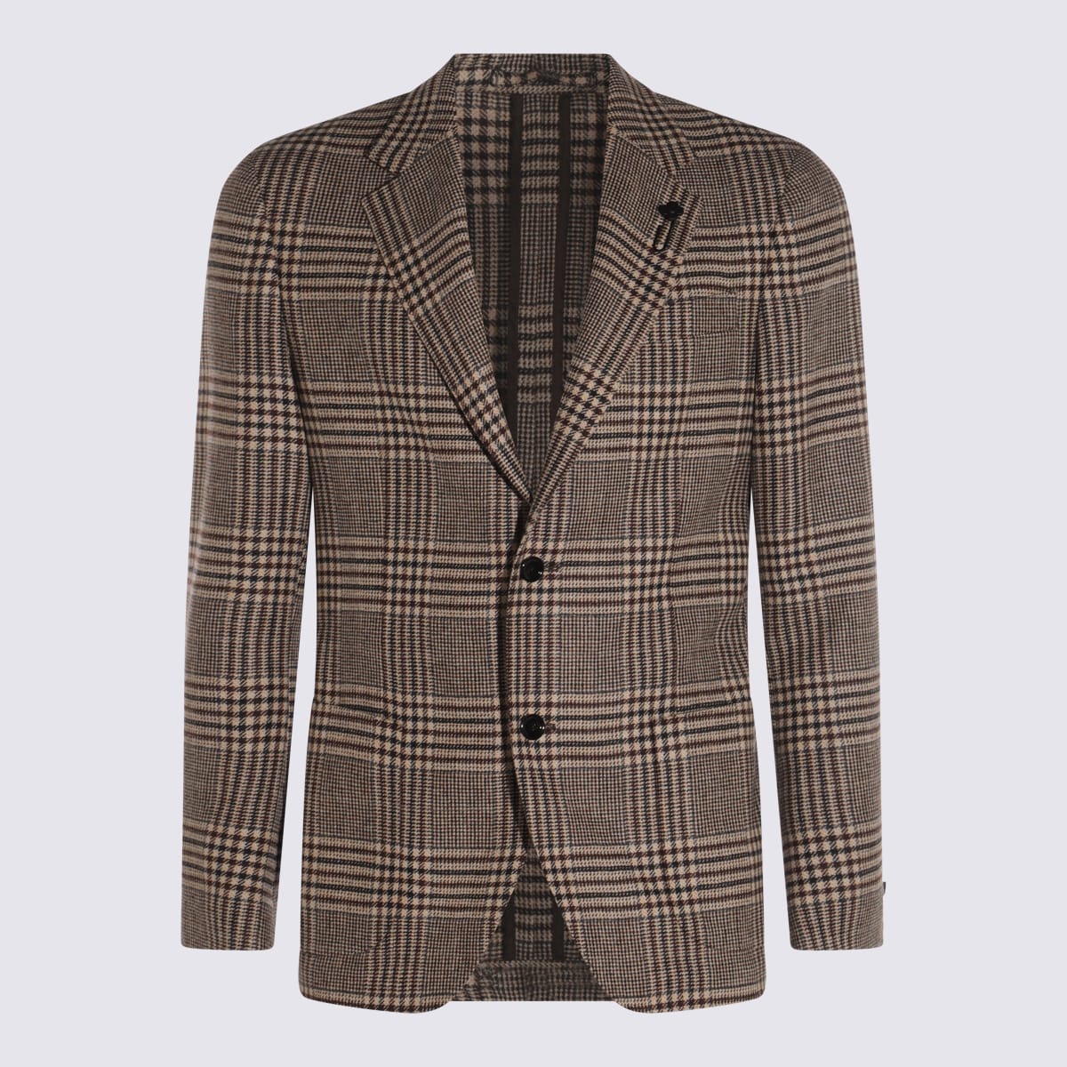 Lardini Multicolor Wool Blazer