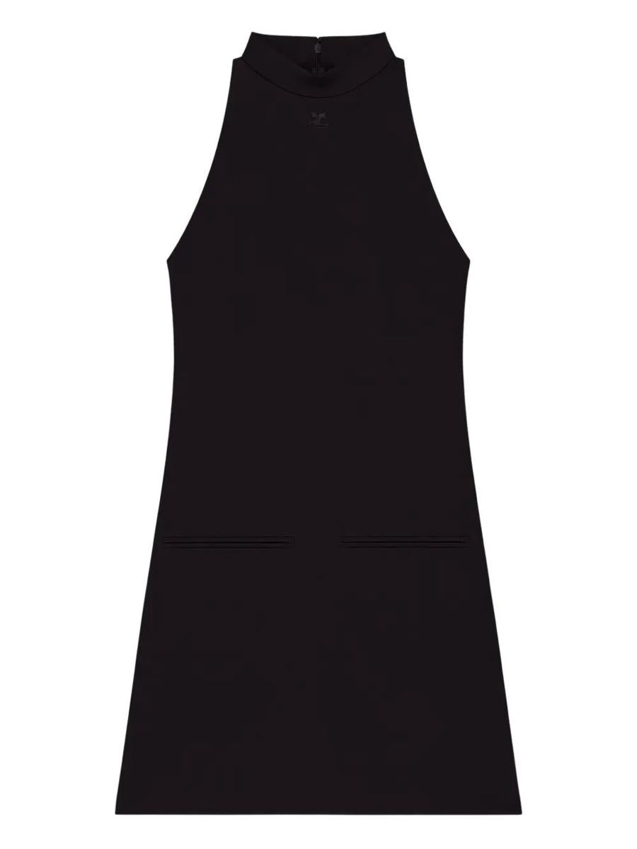 Courrèges "Heritage" Crepe A Line Dress Clothing