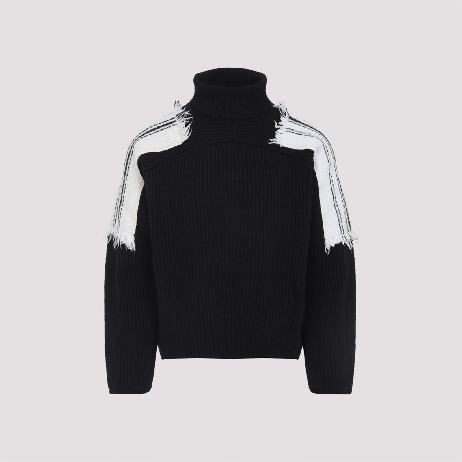 Mordecai Jacquard Stripe Turtle Neck