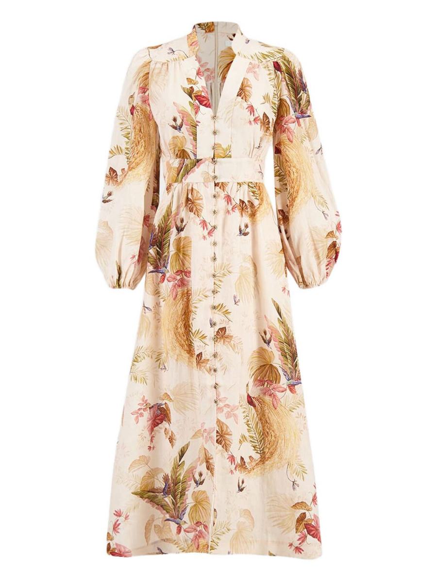 Zimmermann Ascension Linen Long Dress