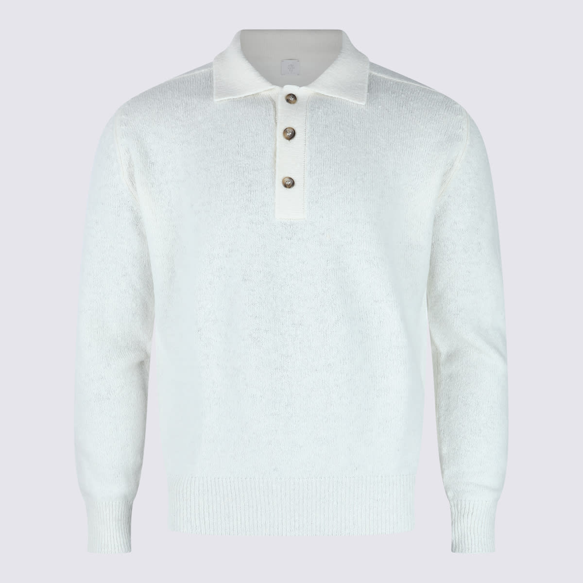 Eleventy White Wool Knitwear