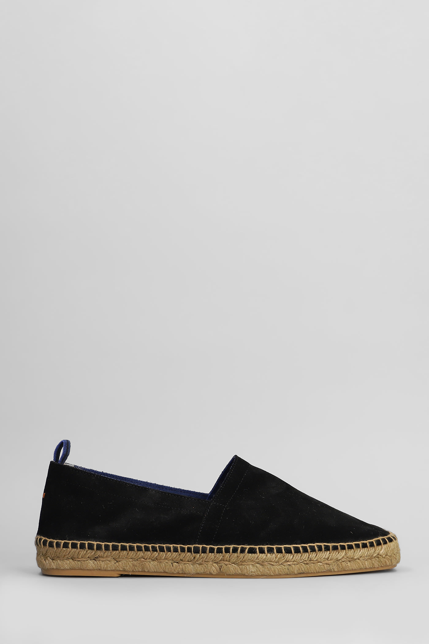 Castañer Pablo T-186 Espadrilles In Black Suede