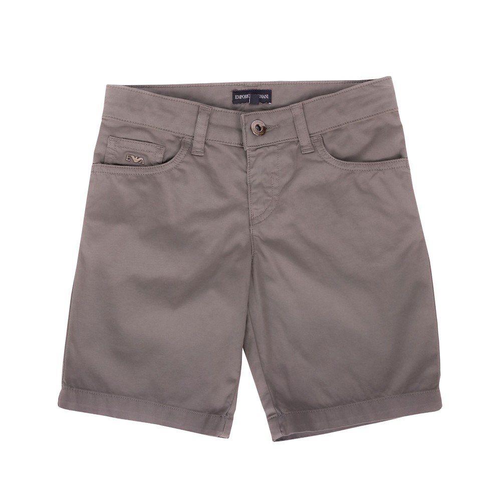 Metal Badge Chino Short