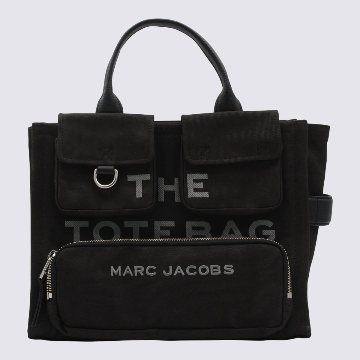 Marc Jacobs Black Cotton The Medium Tote