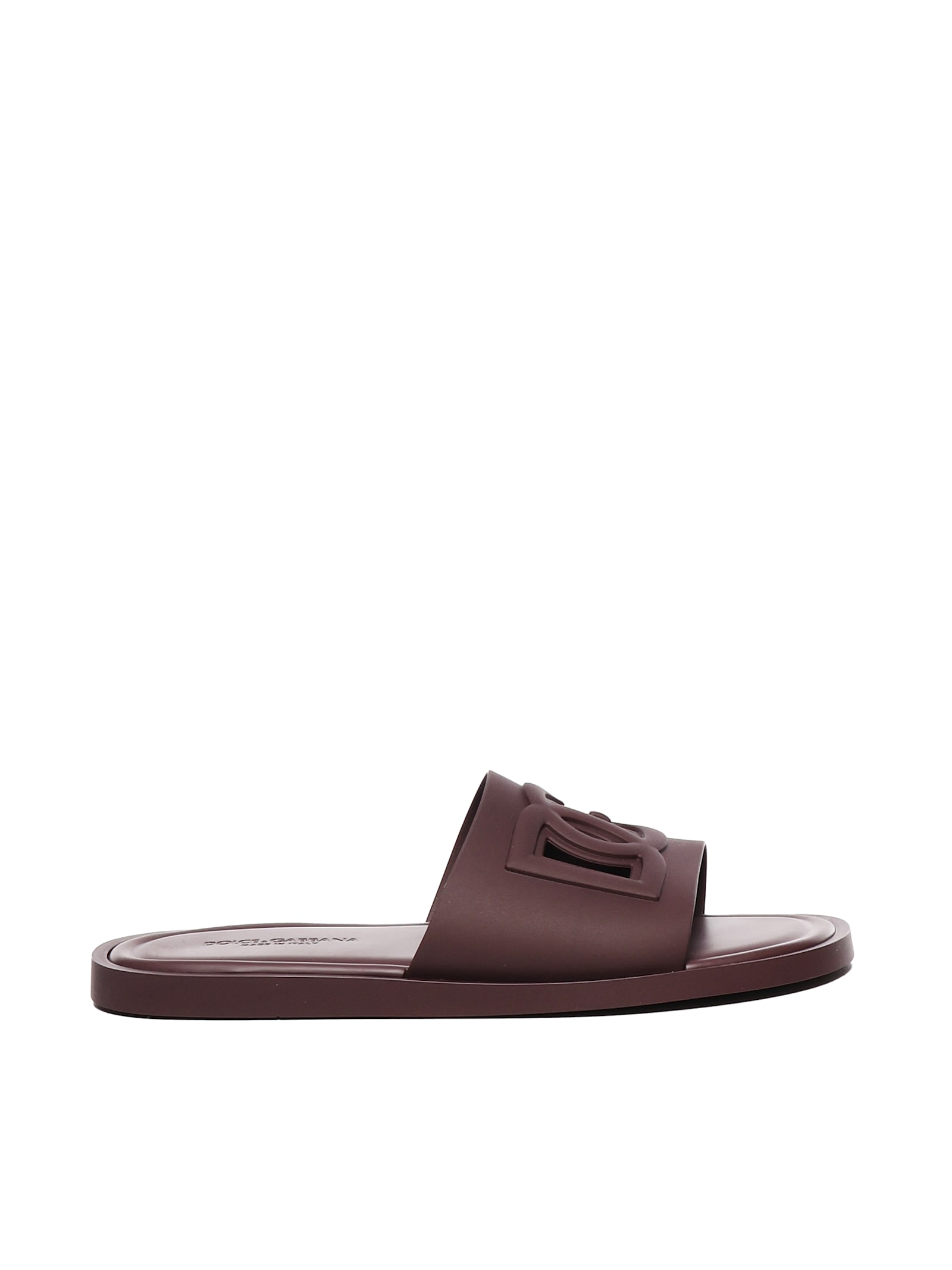 Dolce & Gabbana Beachwear Slide With Logo