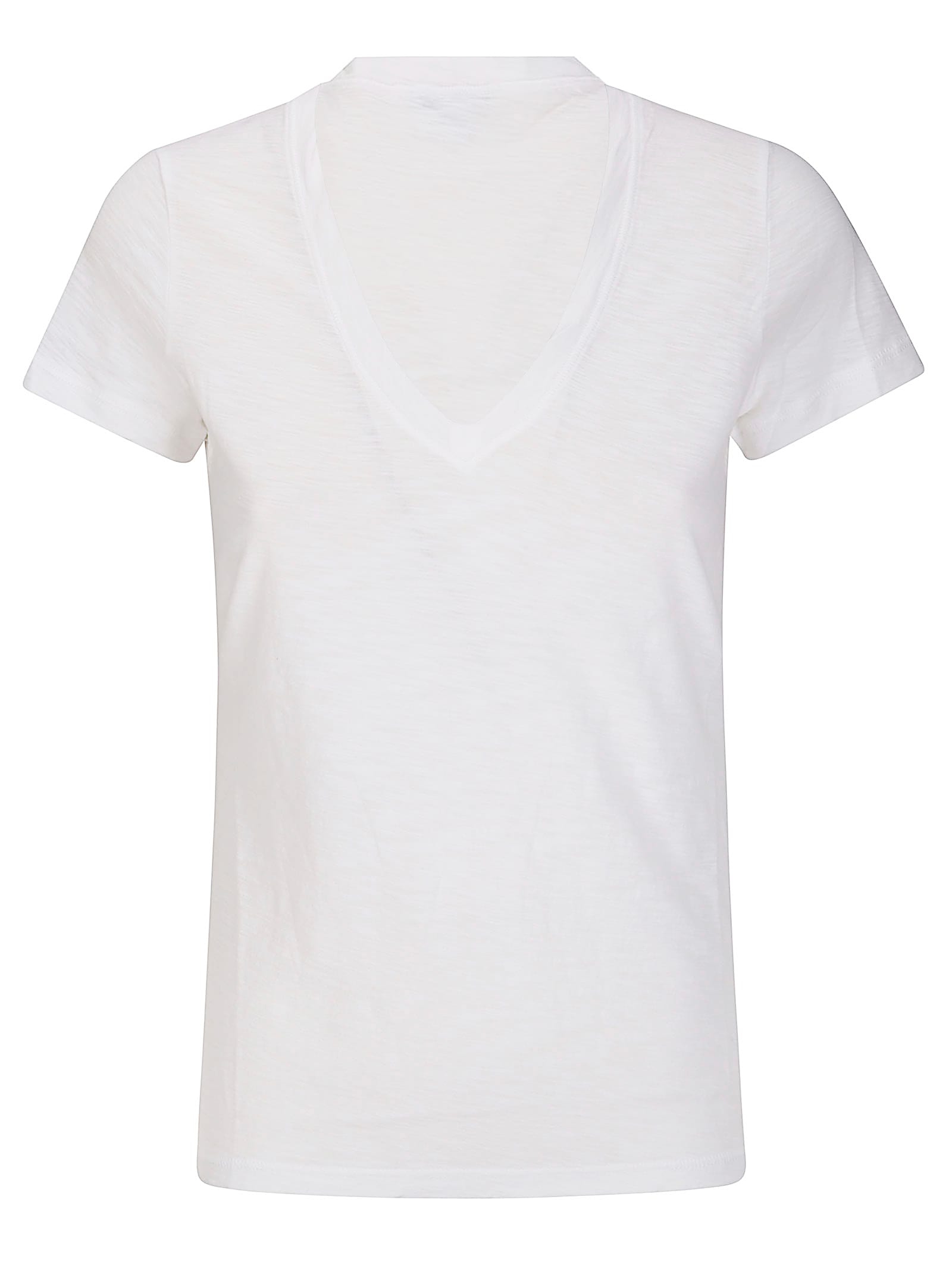 James Perse Casual Tee W/reverse Binding