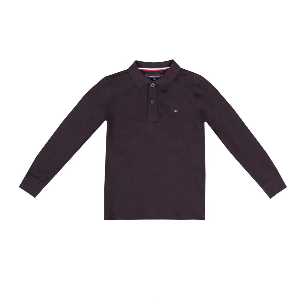 Flag Long Sleeve Polo Shirt