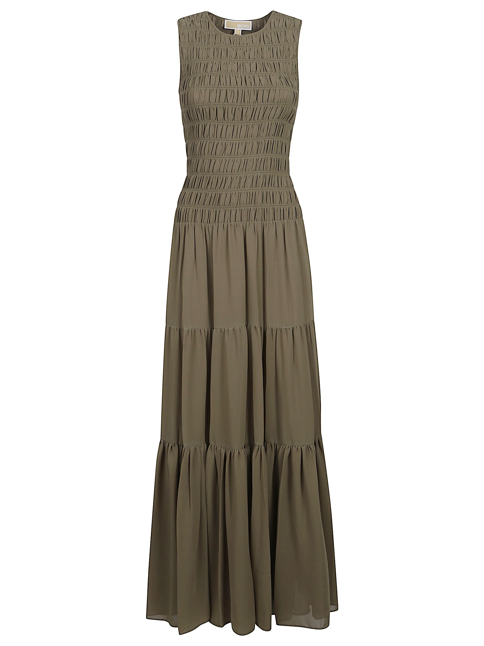 Michael Kors Smocked Tank Long Dress