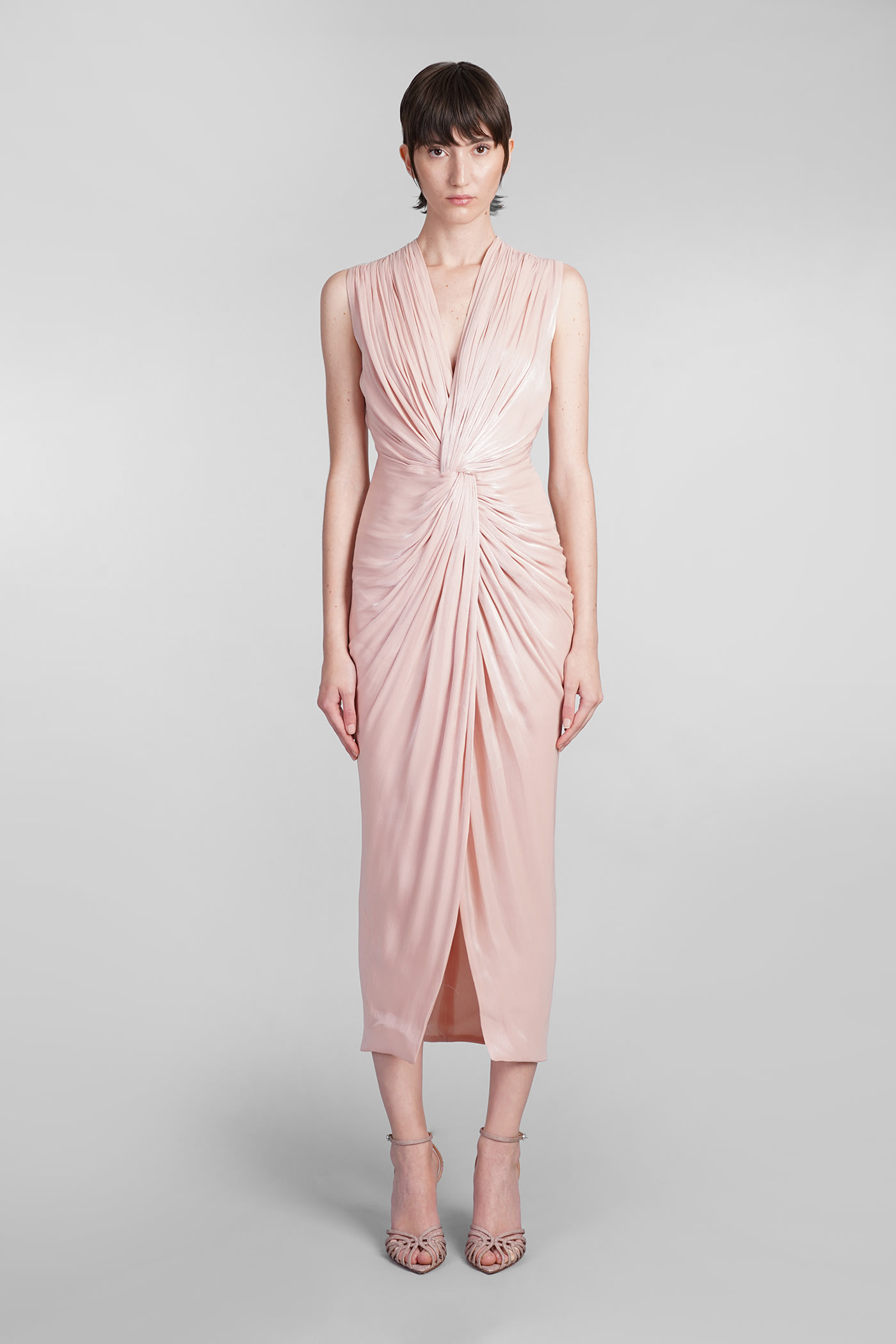 Costarellos Franca In Rose-pink Polyester
