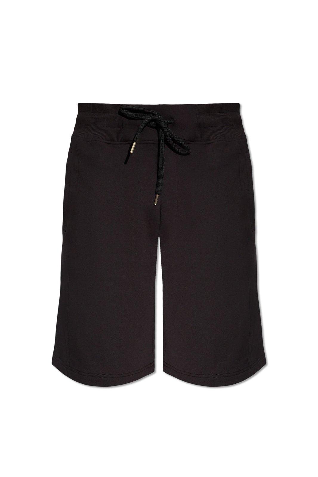Versace Jeans Couture Logo Printed Drawstring Shorts