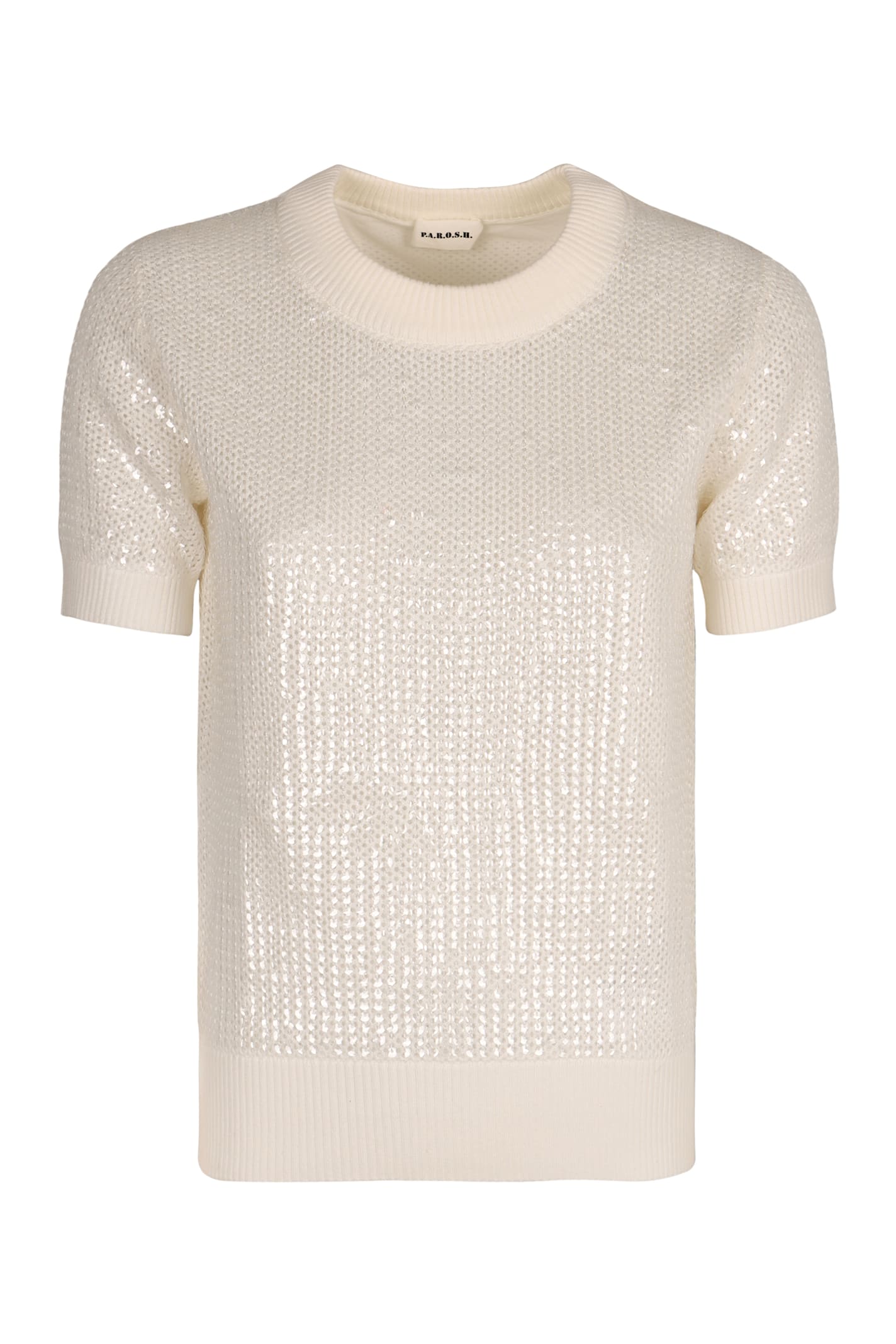Parosh Short Sleeve Sweater