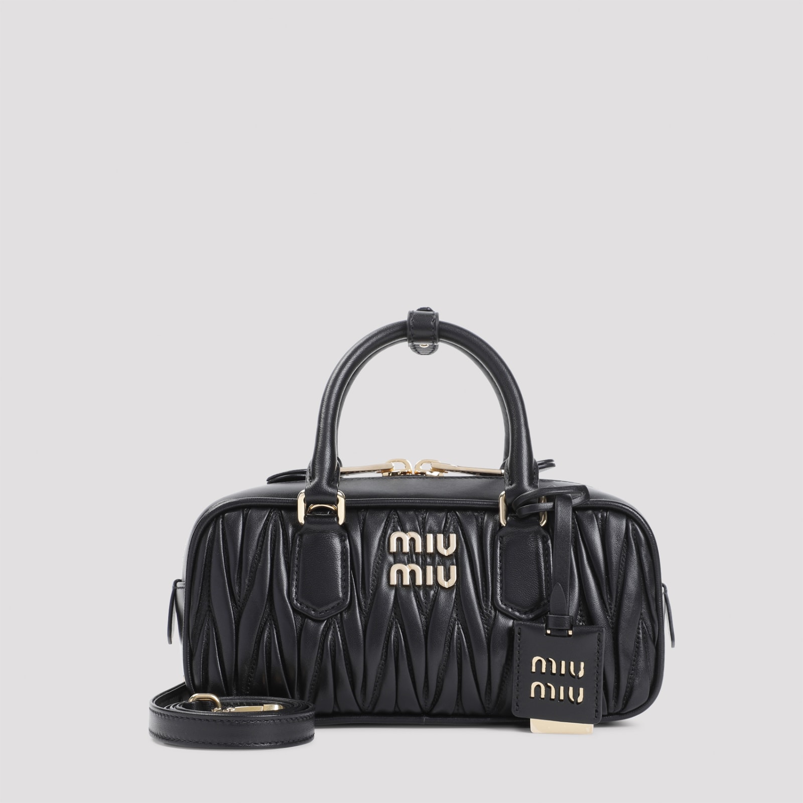Miu Miu Matelassé Leather Handbag