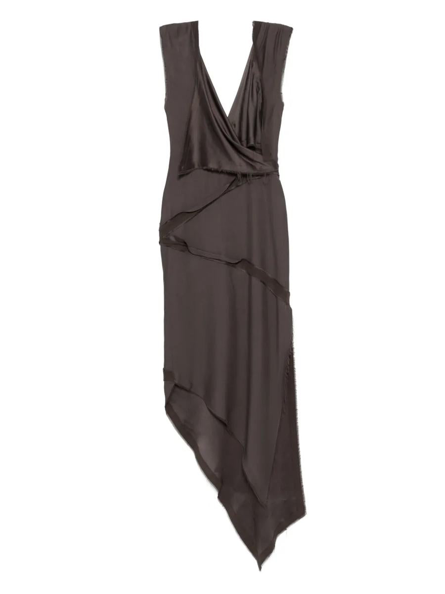 The Attico Midi Dress With Twisted Detail
