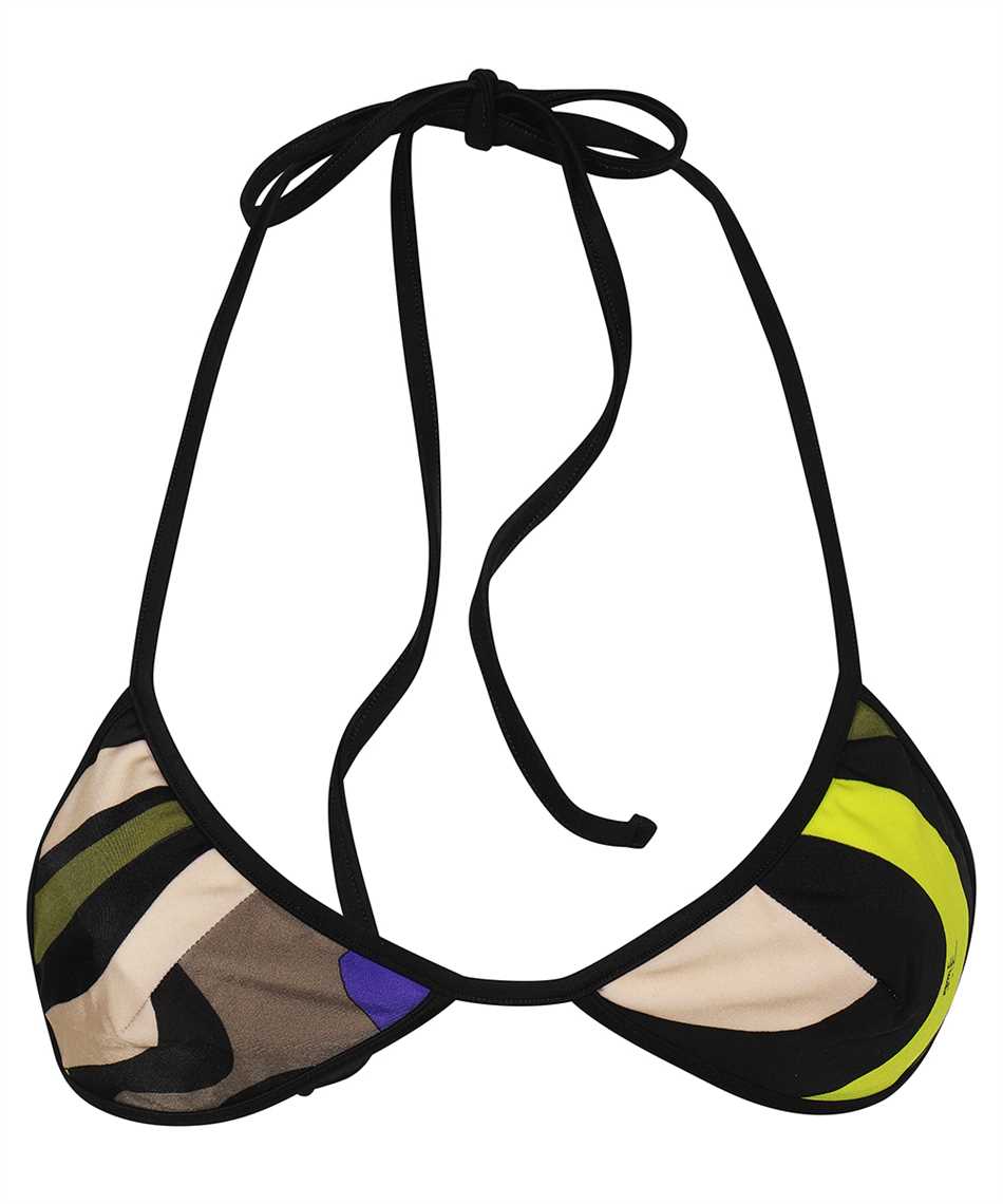 Pucci Triangle Bikini Top