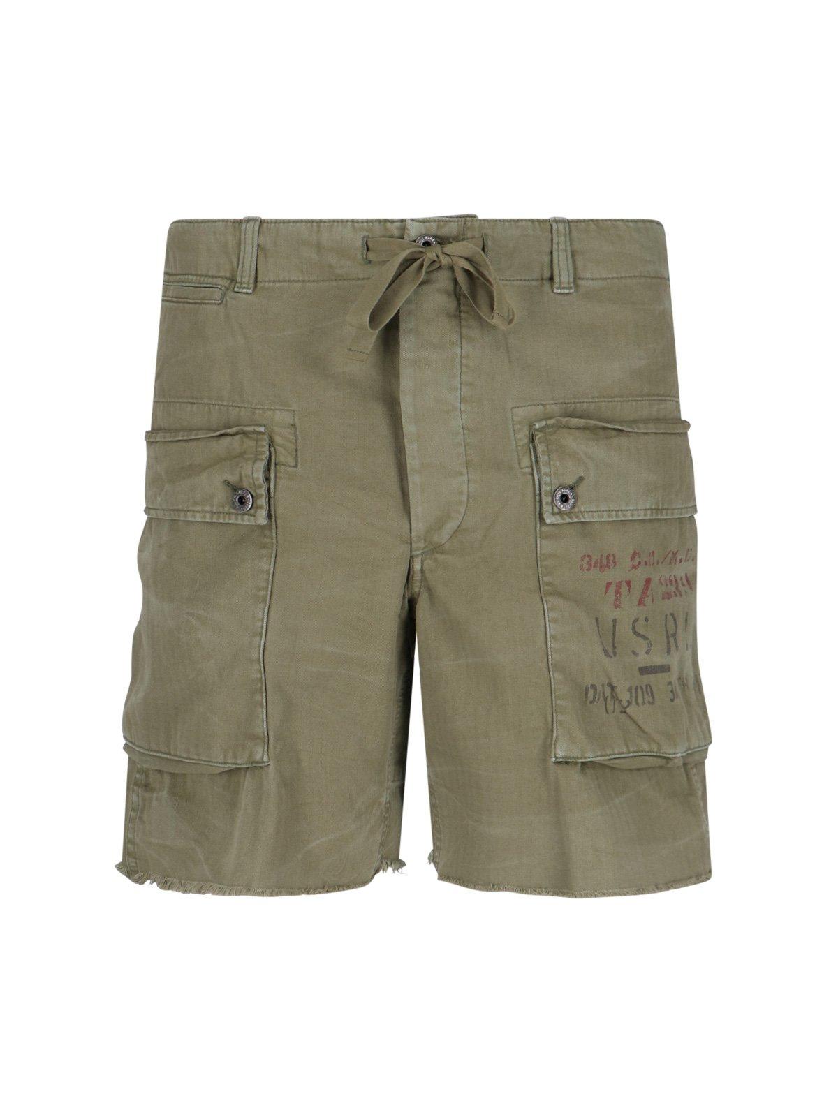 Ralph Lauren Drawstring Cargo Bermuda Shorts