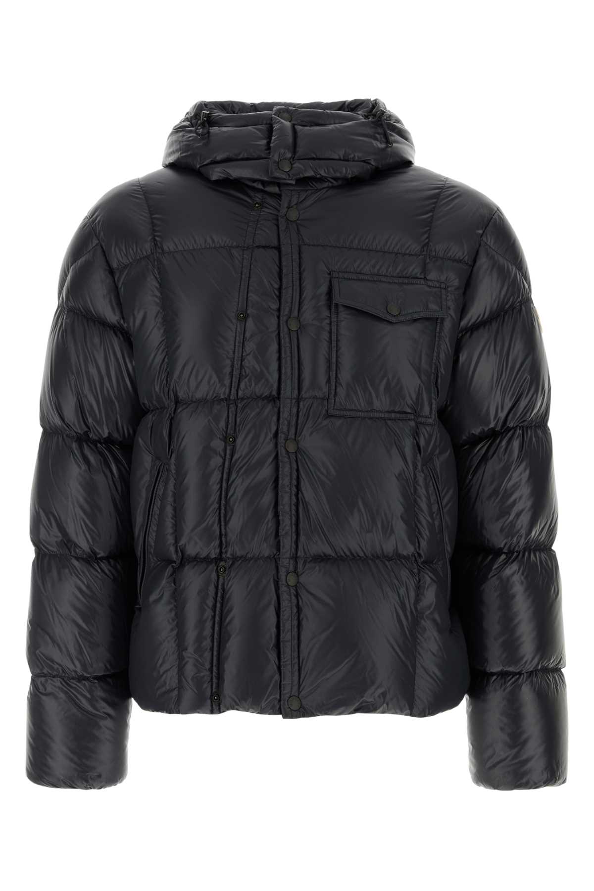 Moncler Black Nylon Serfanto Down Jacket