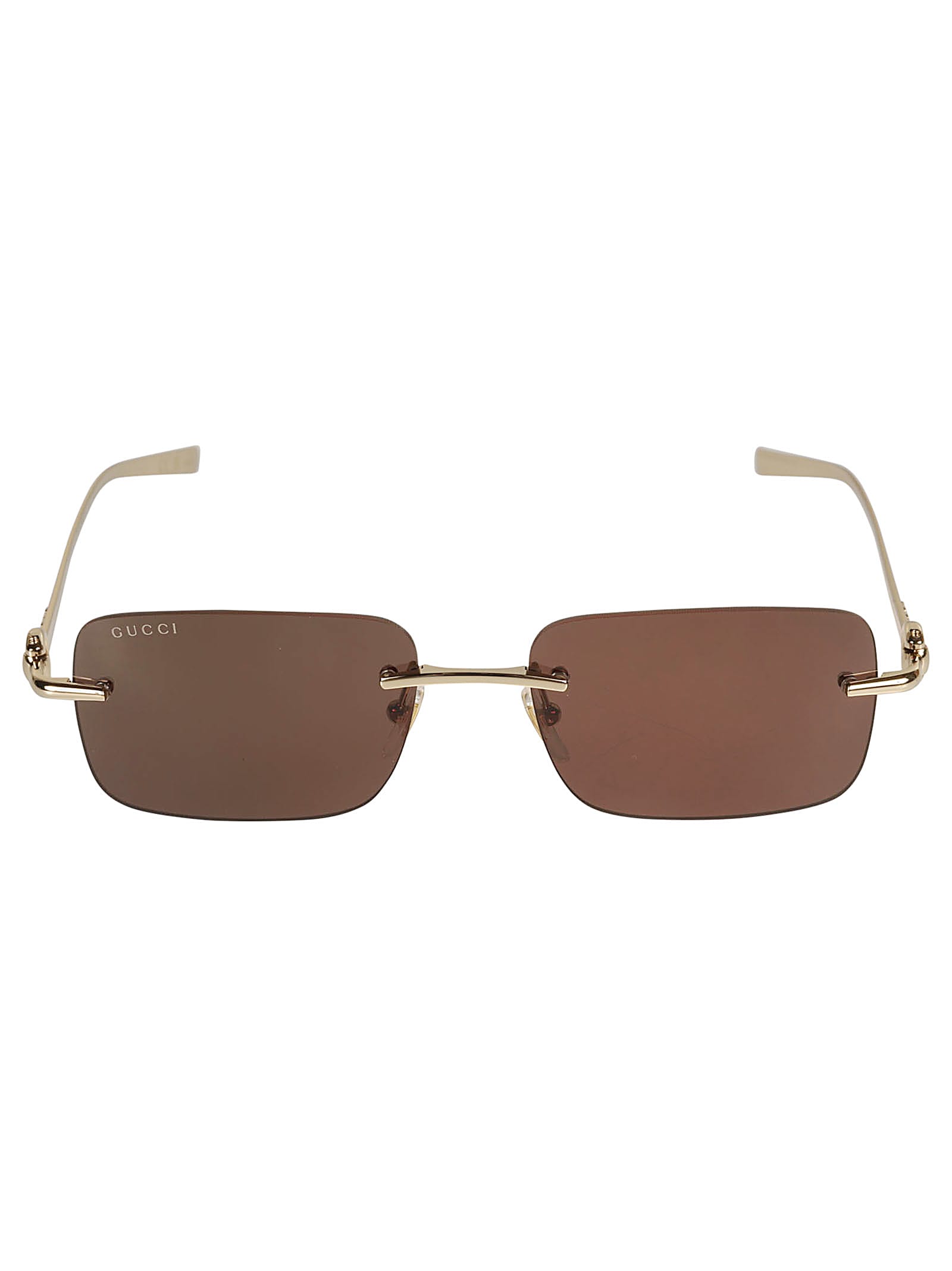Gucci Eyewear Rimless Square Sunglasses