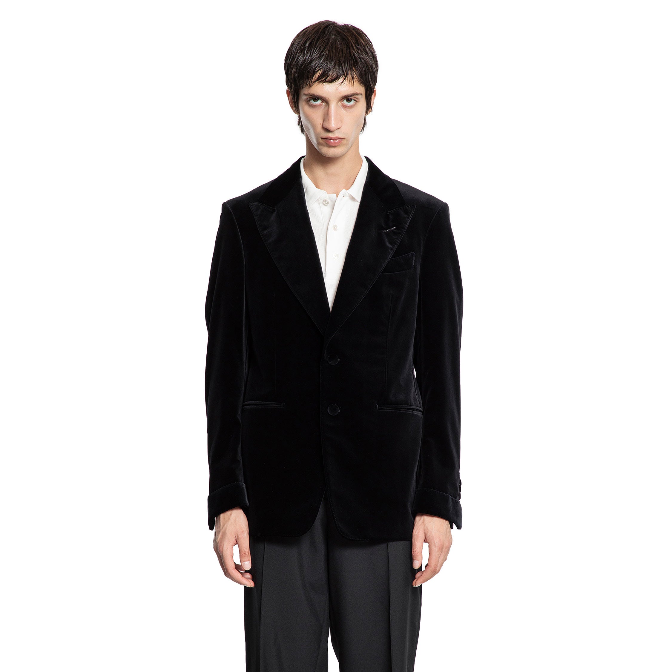 Compact Light Velvet Blazer