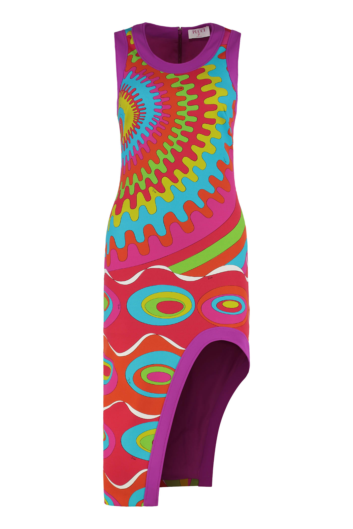 Pucci Bersaglio Asymmetric Dress