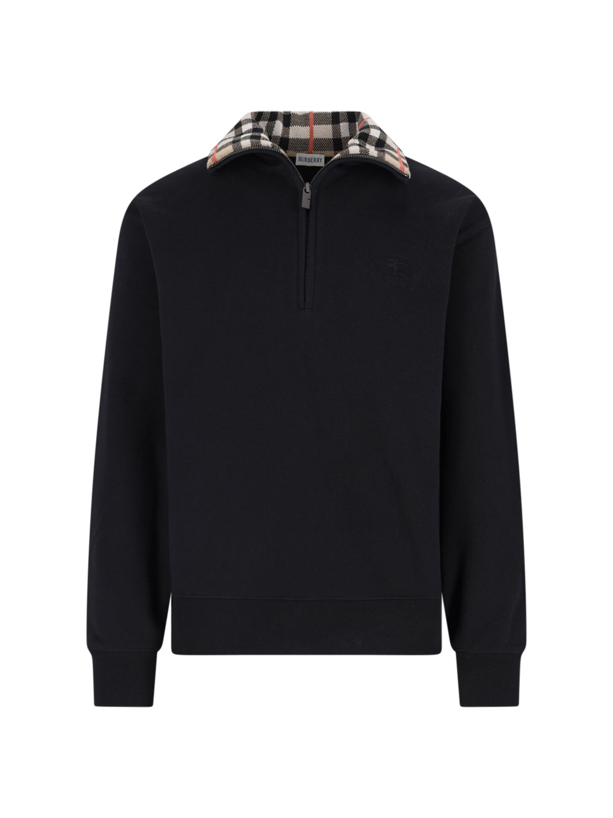 Burberry 'Check' Zip Sweater