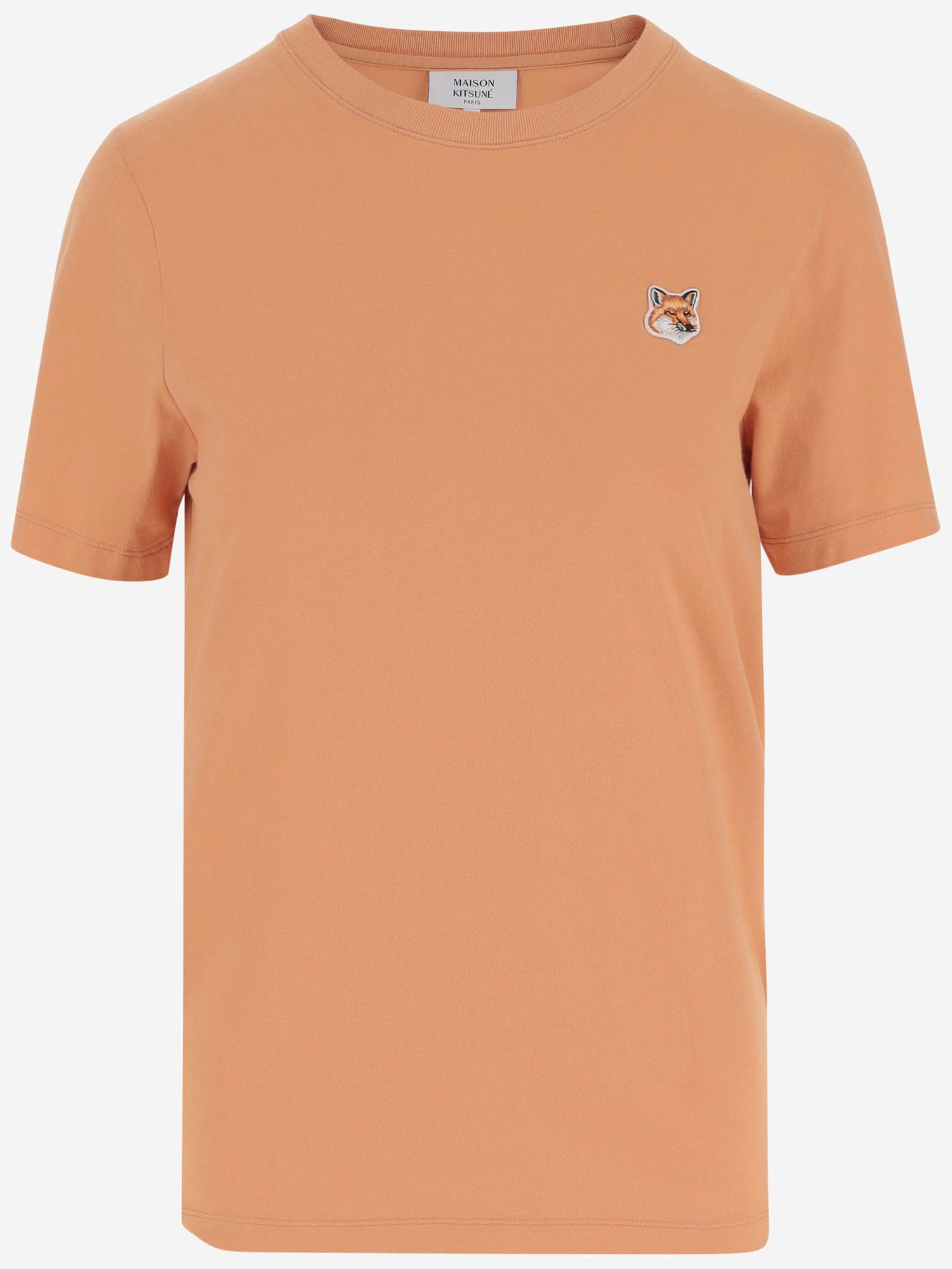 Maison Kitsuné Cotton T-shirt With Fox Patch