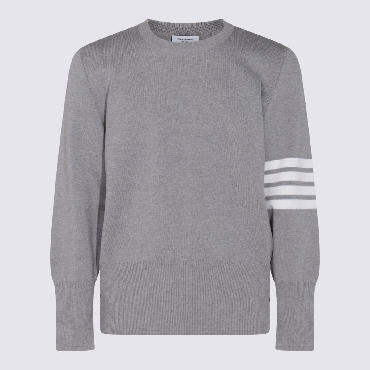 Thom Browne Grey Wool Knitwear