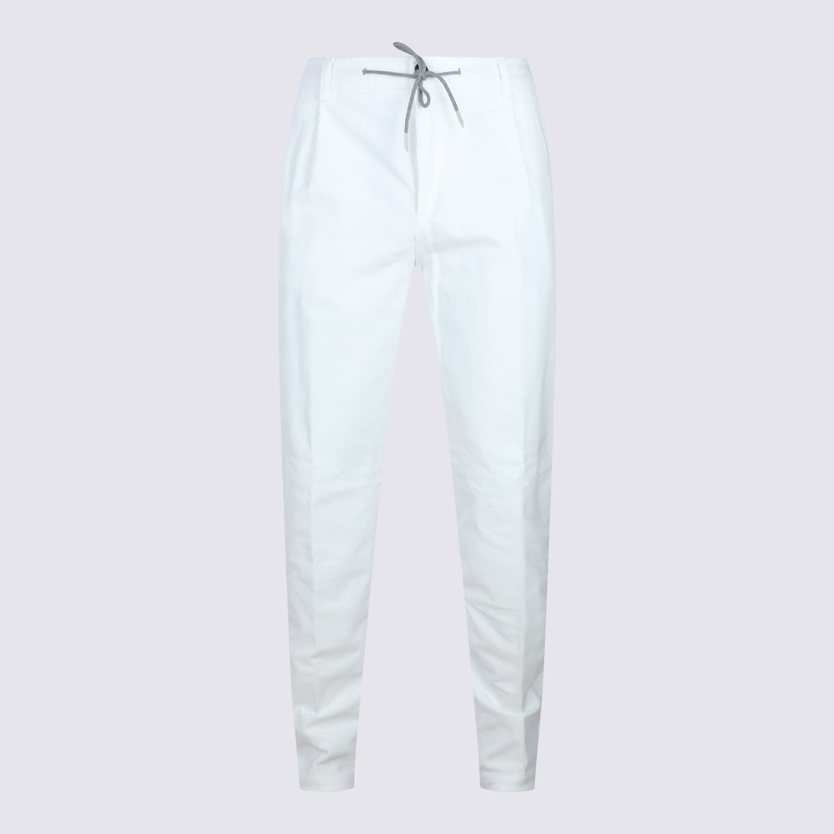 Eleventy White Cotton Pants