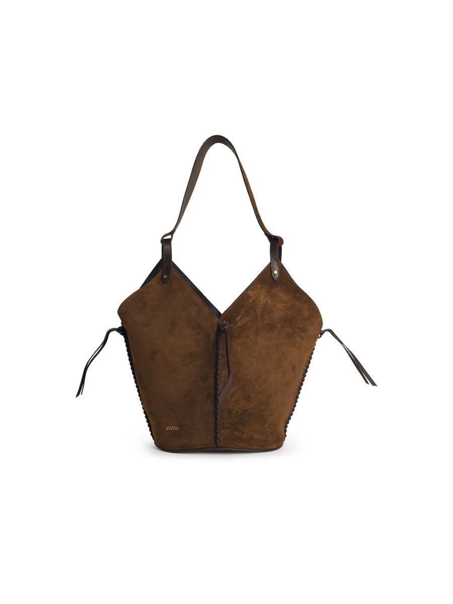 Isabel Marant 'Tampa' Bronze Suede Bag