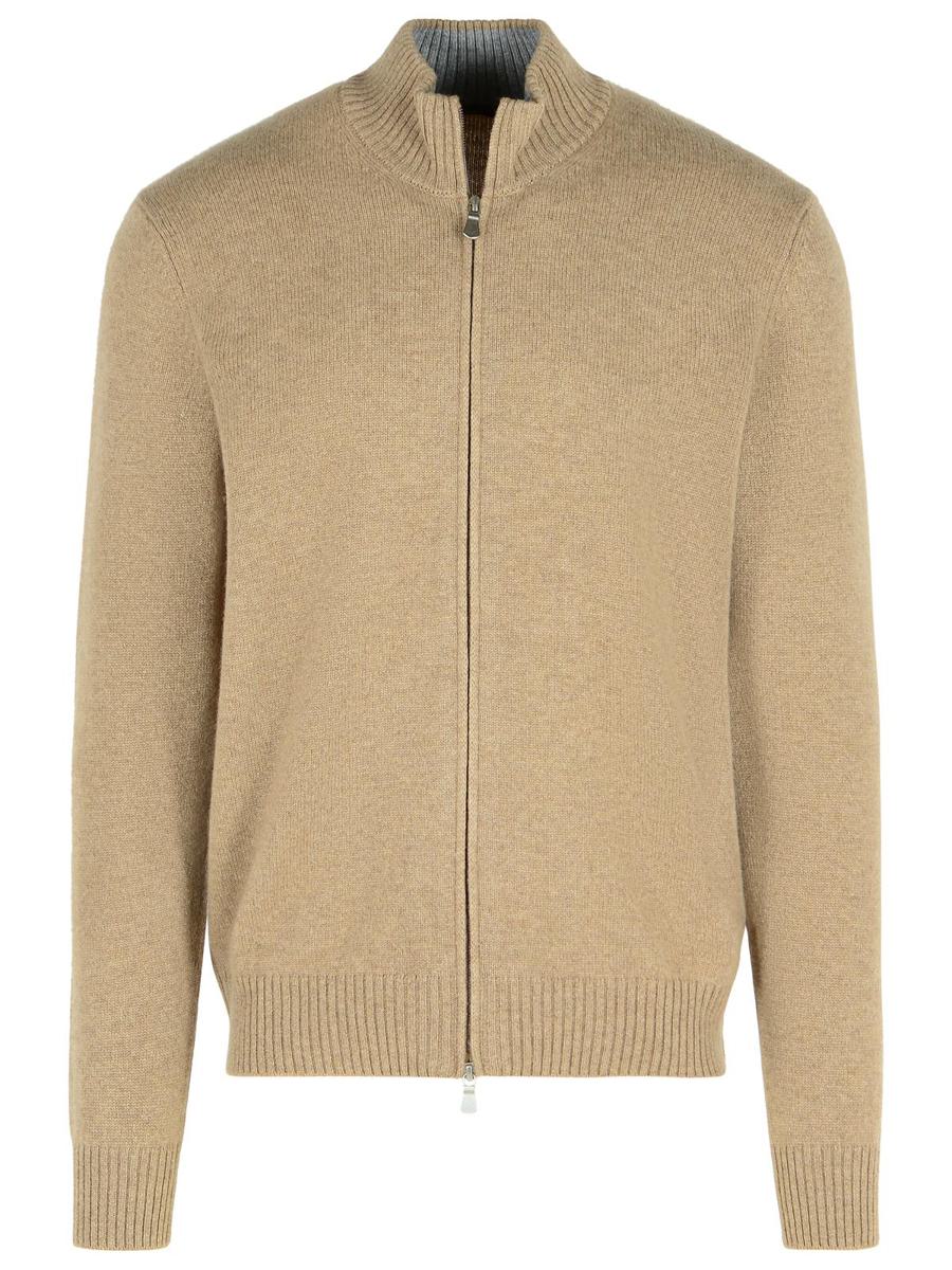 Gran Sasso Beige Cashmere Sweater