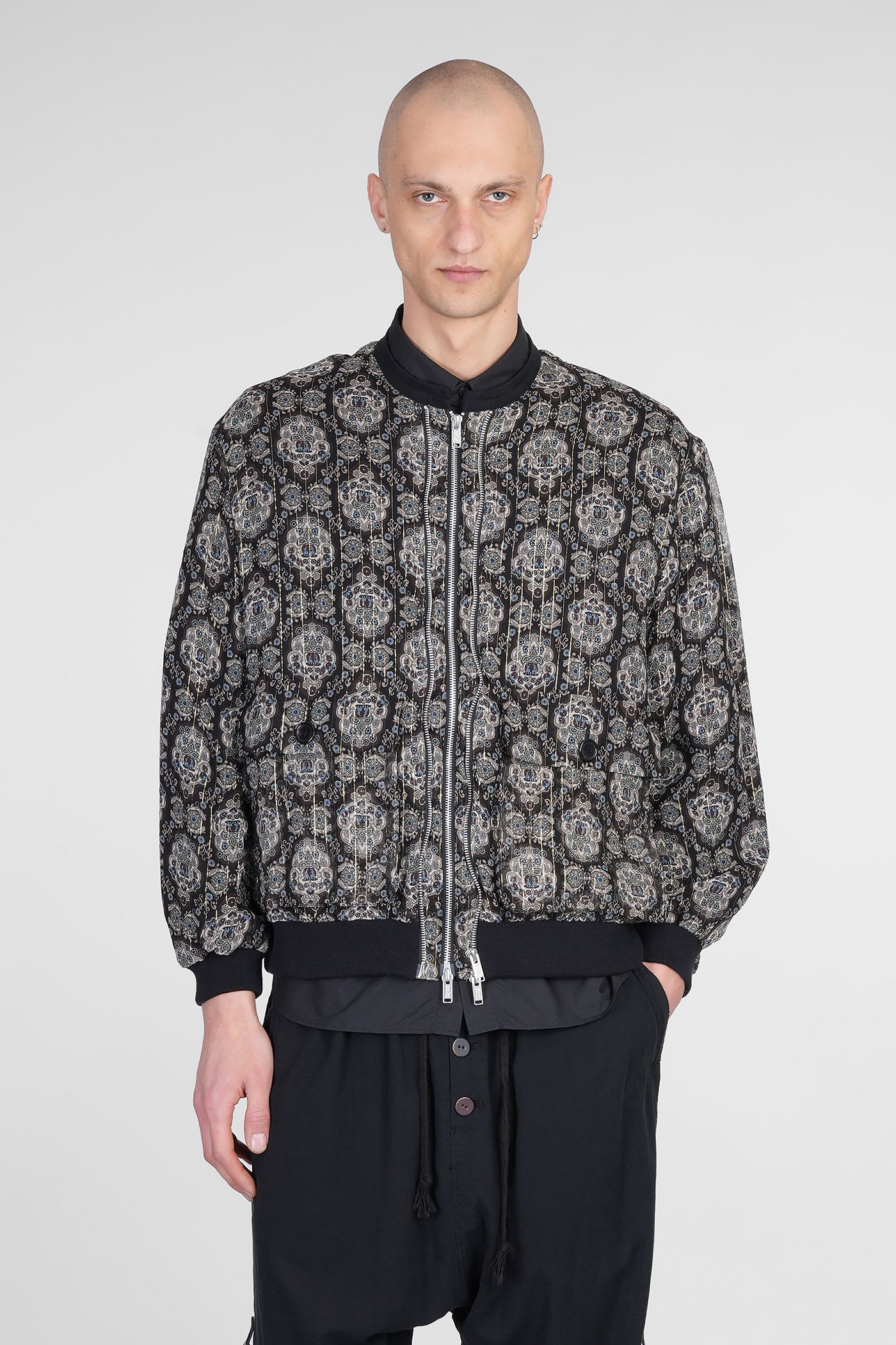 Undercover Jun Takahashi Casual Jacket In Multicolor Silk