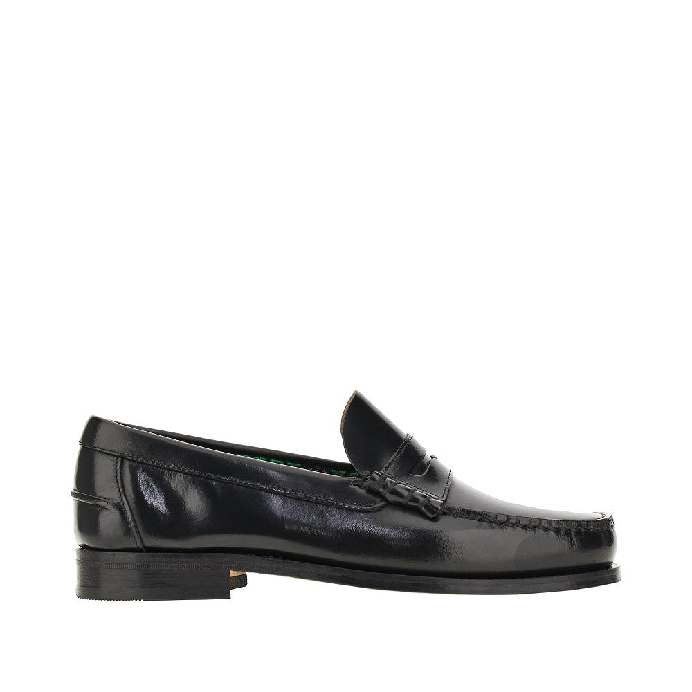 SAXONE 'Coll' polished leather loafers Man
