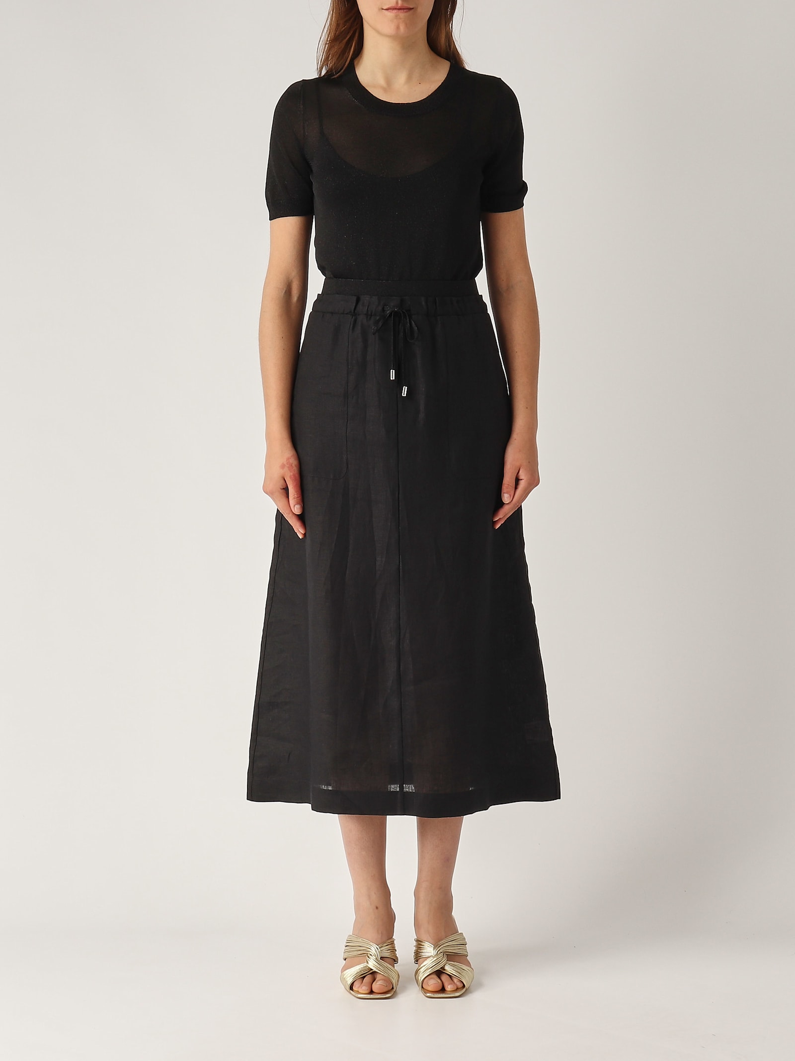 Gran Sasso Abitino M/m Maglia E Tessuto Dress