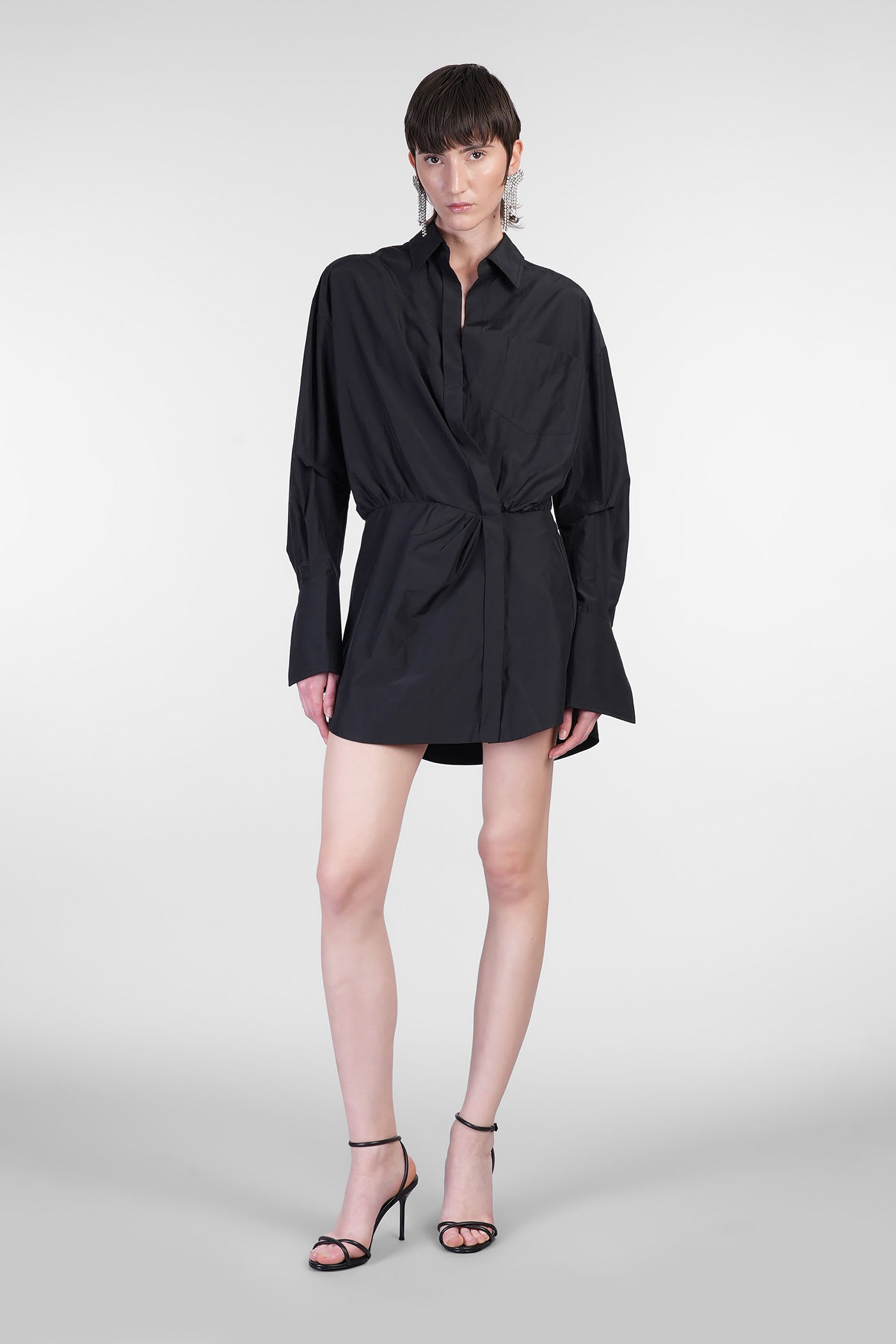 The Andamane Whitelotus Mini In Black Cotton