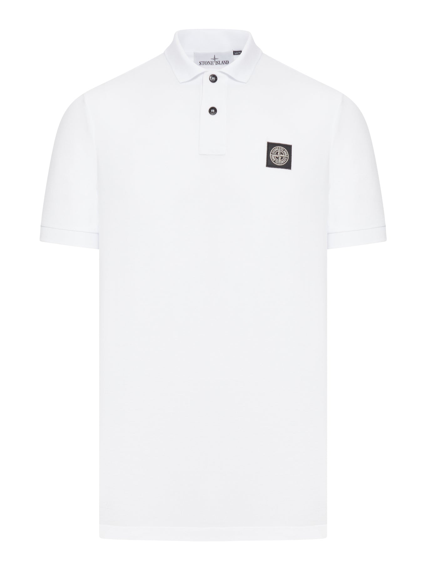 Stone Island 男士棉质马球衫（带Logo贴布）