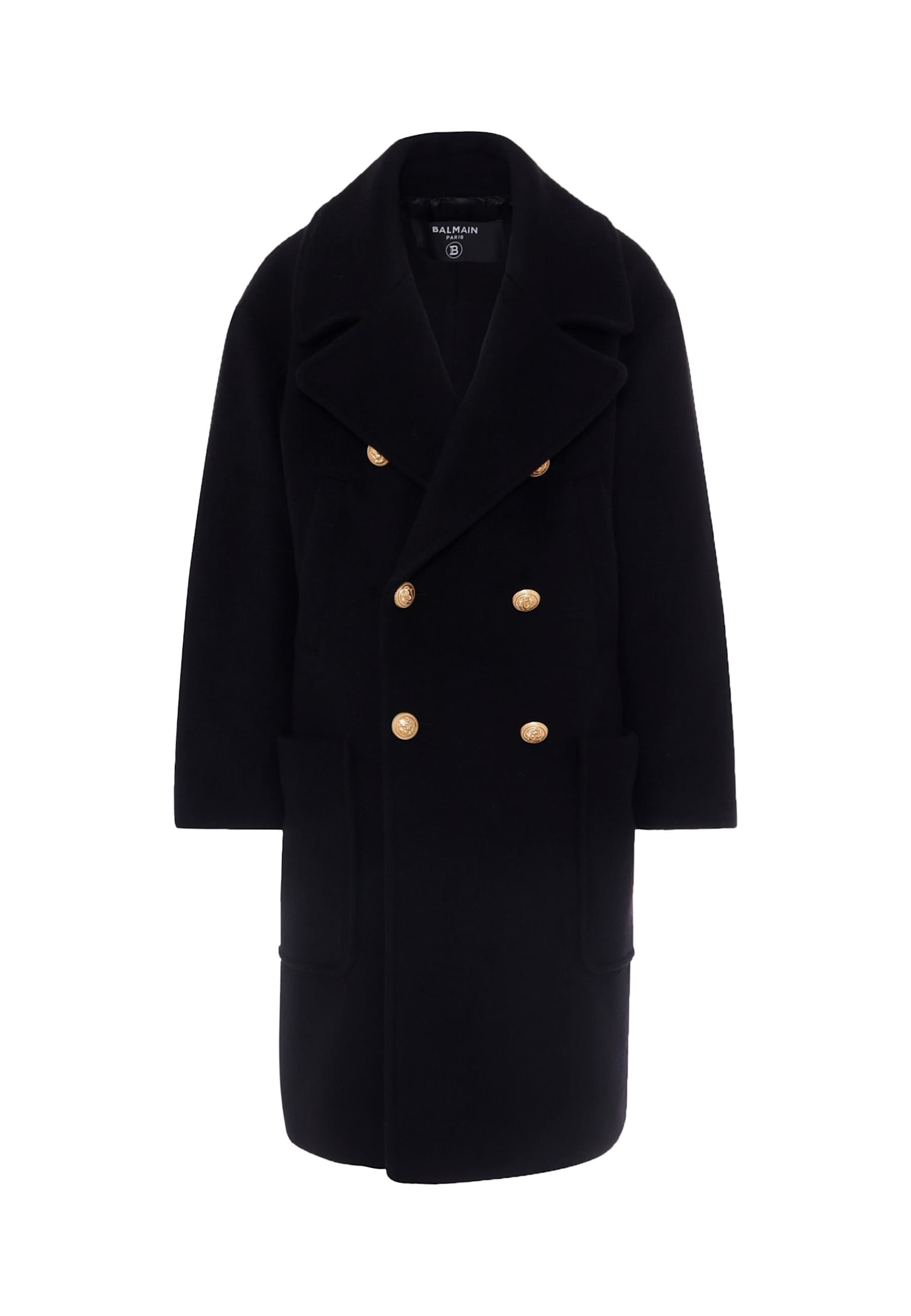 Balmain Black Coat For Girl