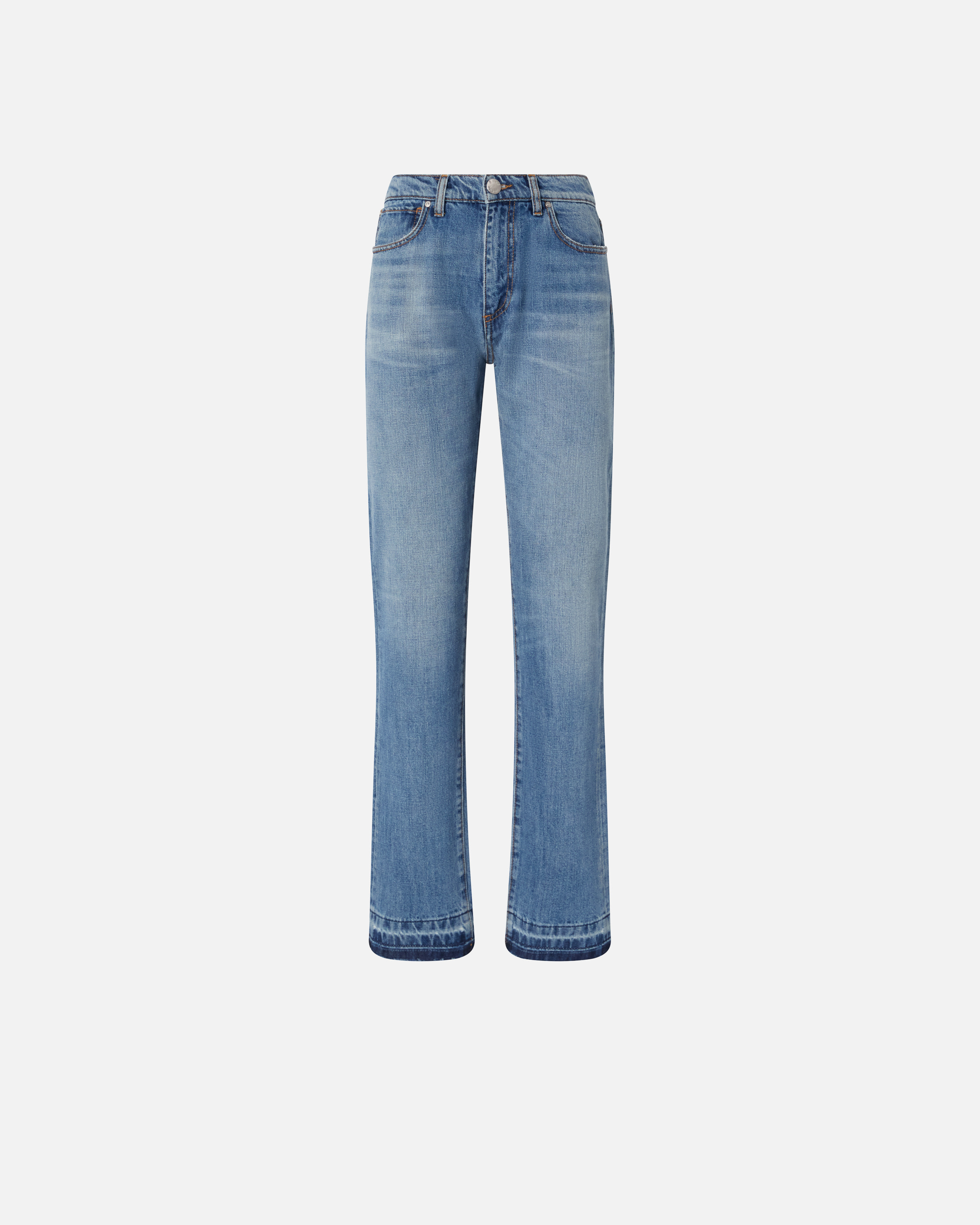 Pinko, Jean straight-fit classique à délavage vintage, Délavage vintage, 24