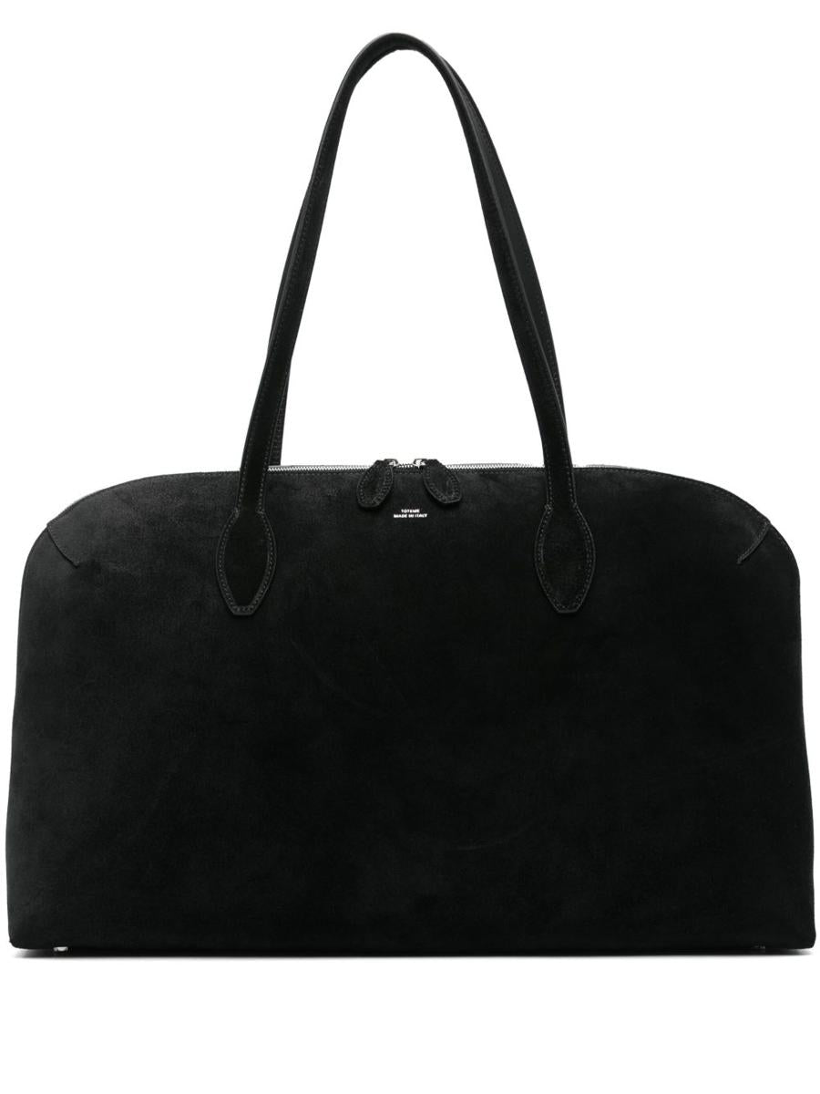 TOTEME Day Suede Leather Tote Bag