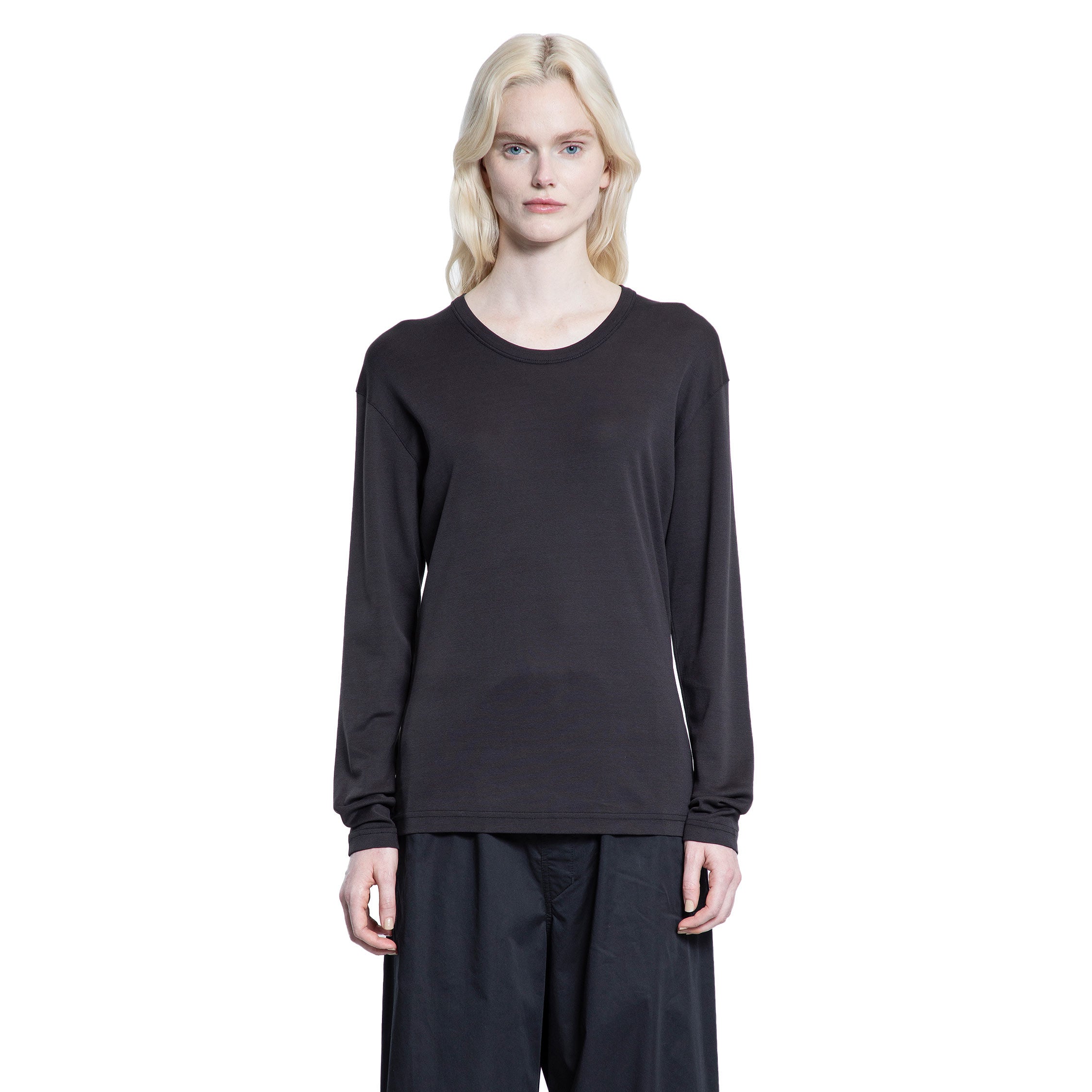 Rib Long Sleeve Top