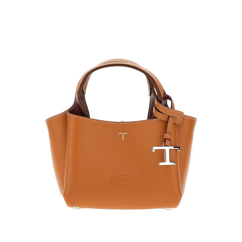 TODS 压纹牛皮迷你女士购物袋