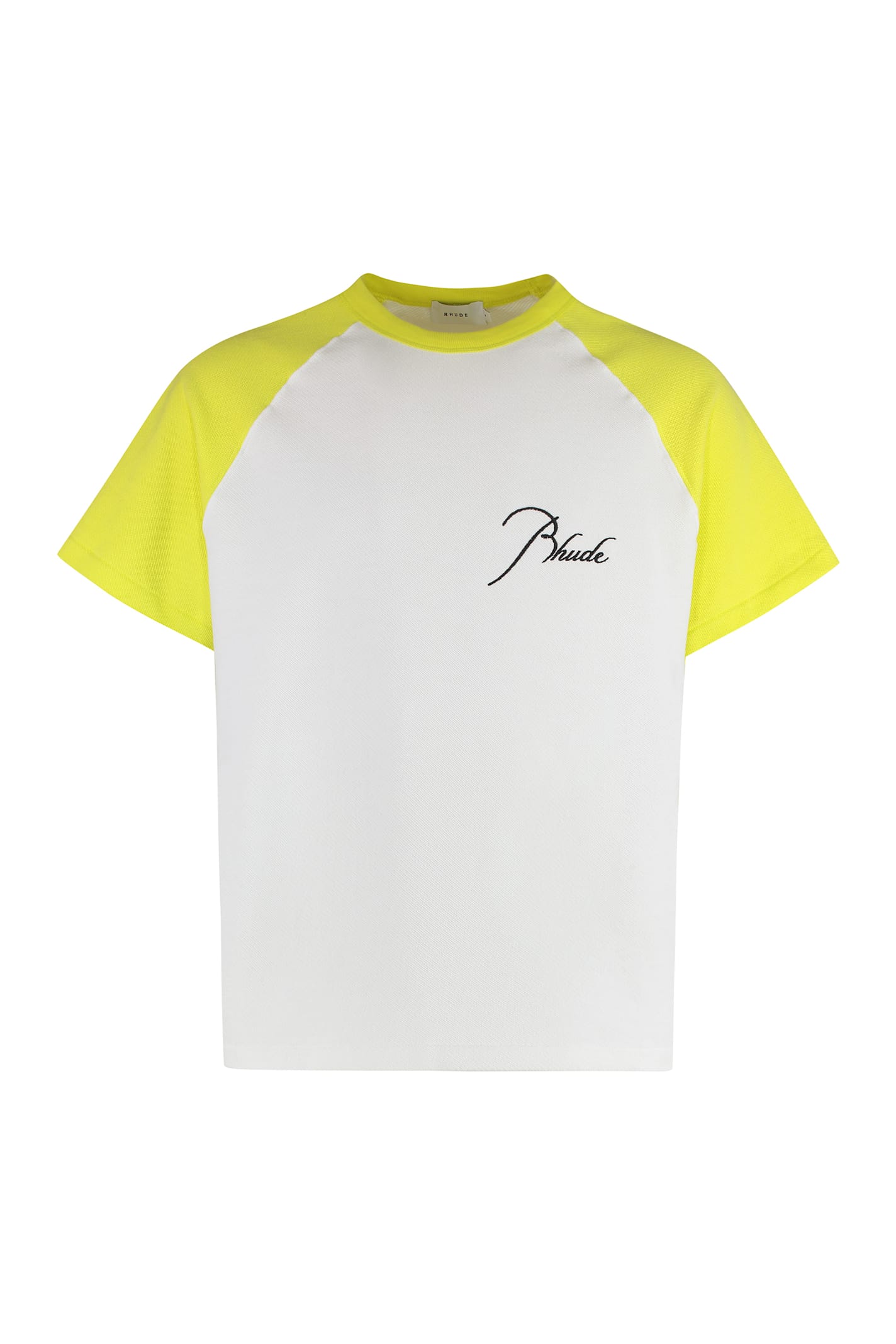 Rhude Logo Cotton T-shirt