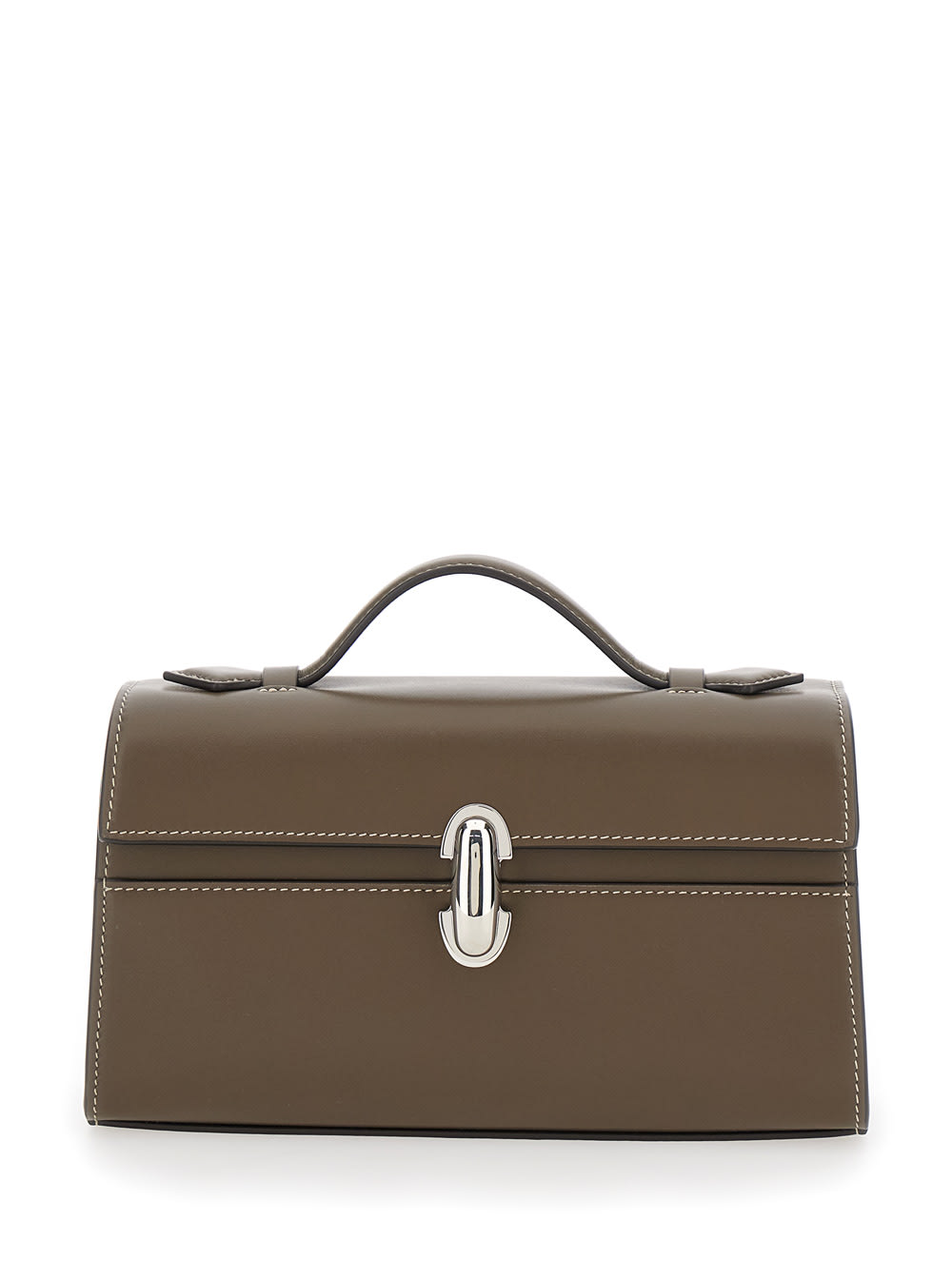 Savette Symmetry Pochette In Smooth Calf Leather