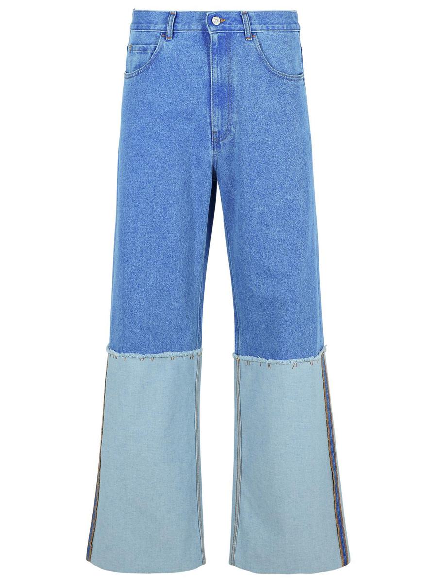 Marni Light Blue Cotton Jeans
