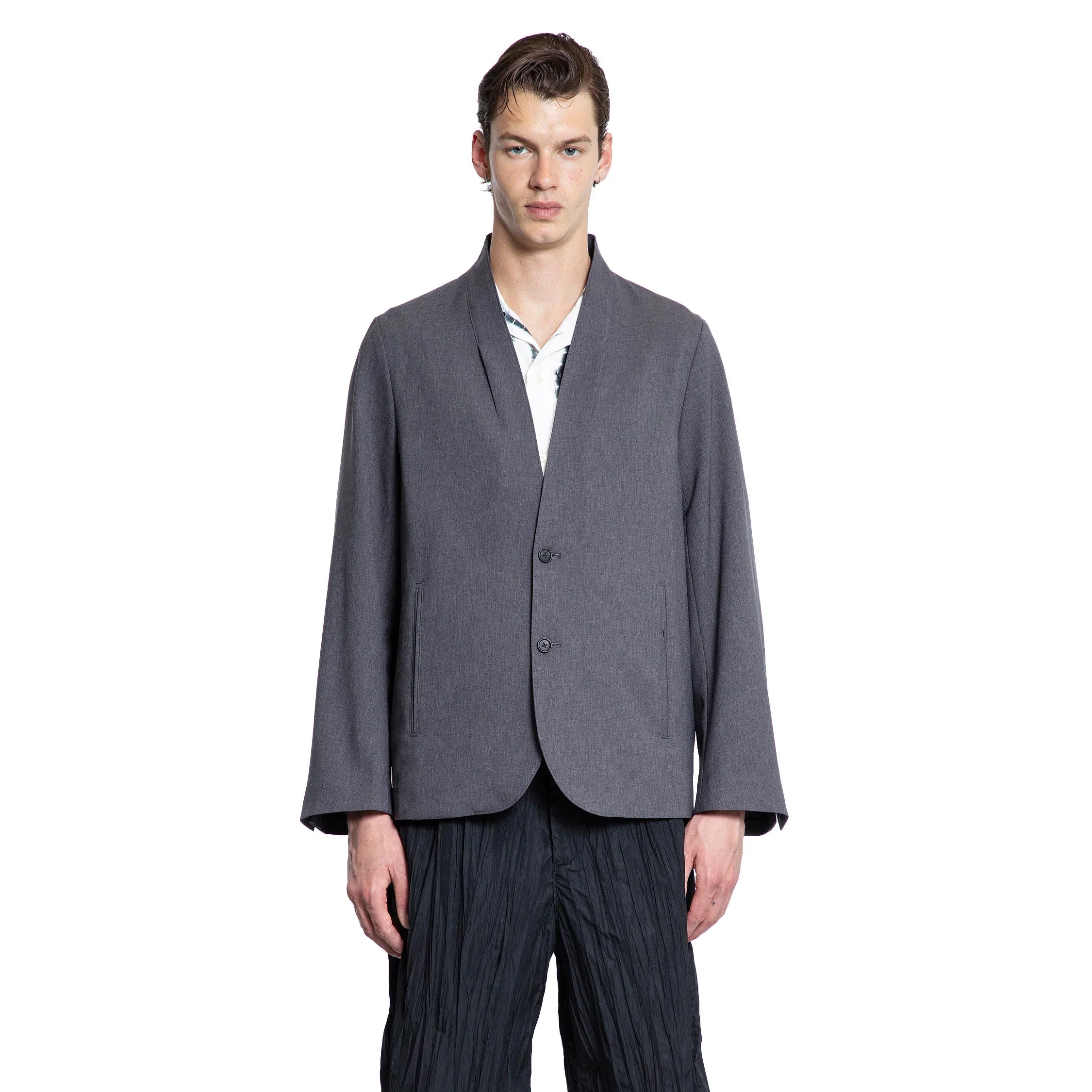 Kimono collar blazer