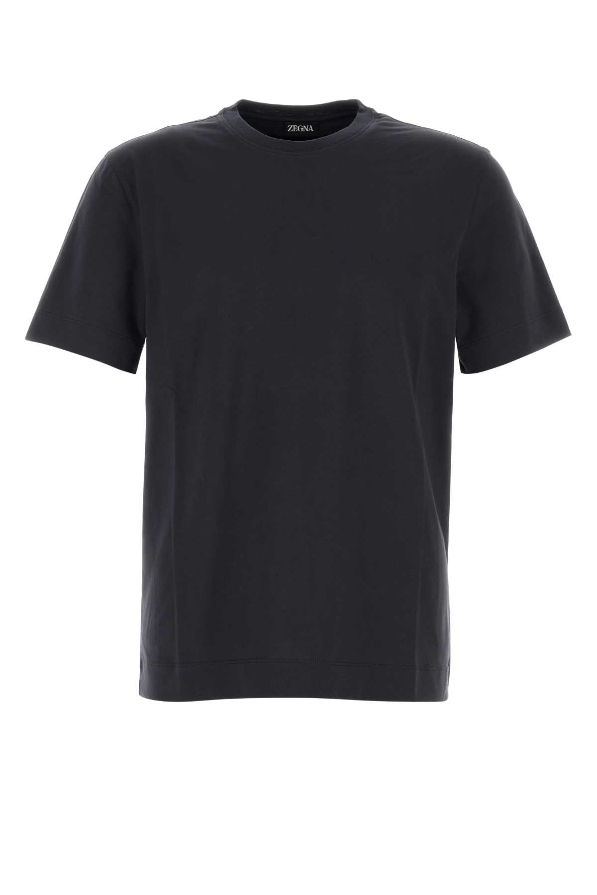 Zegna Dark Blue Cotton T-shirt