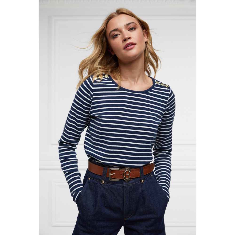 Padstow Long Sleeve Crew Neck T Shirt