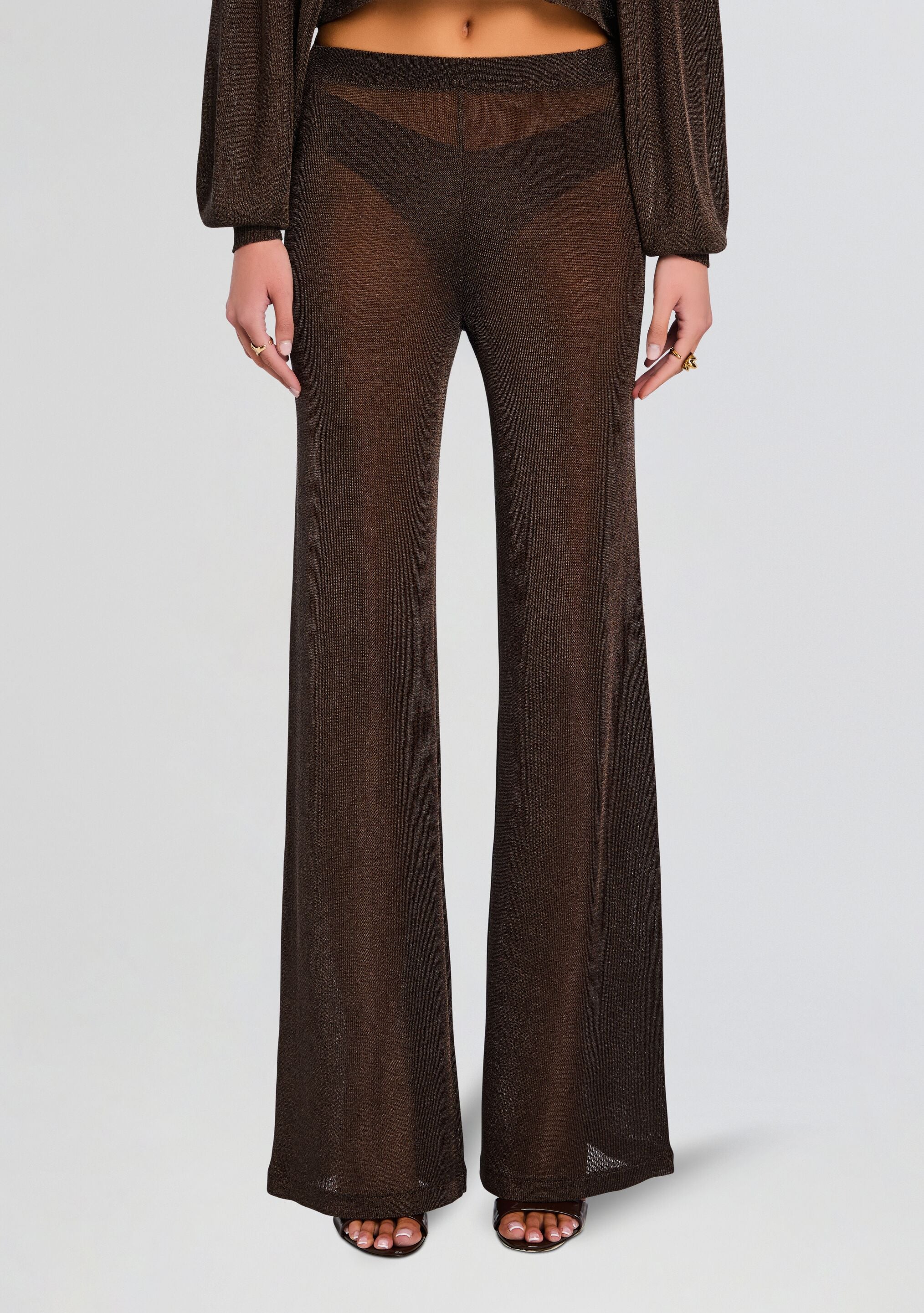 Sheldon Metallic Knit Pant