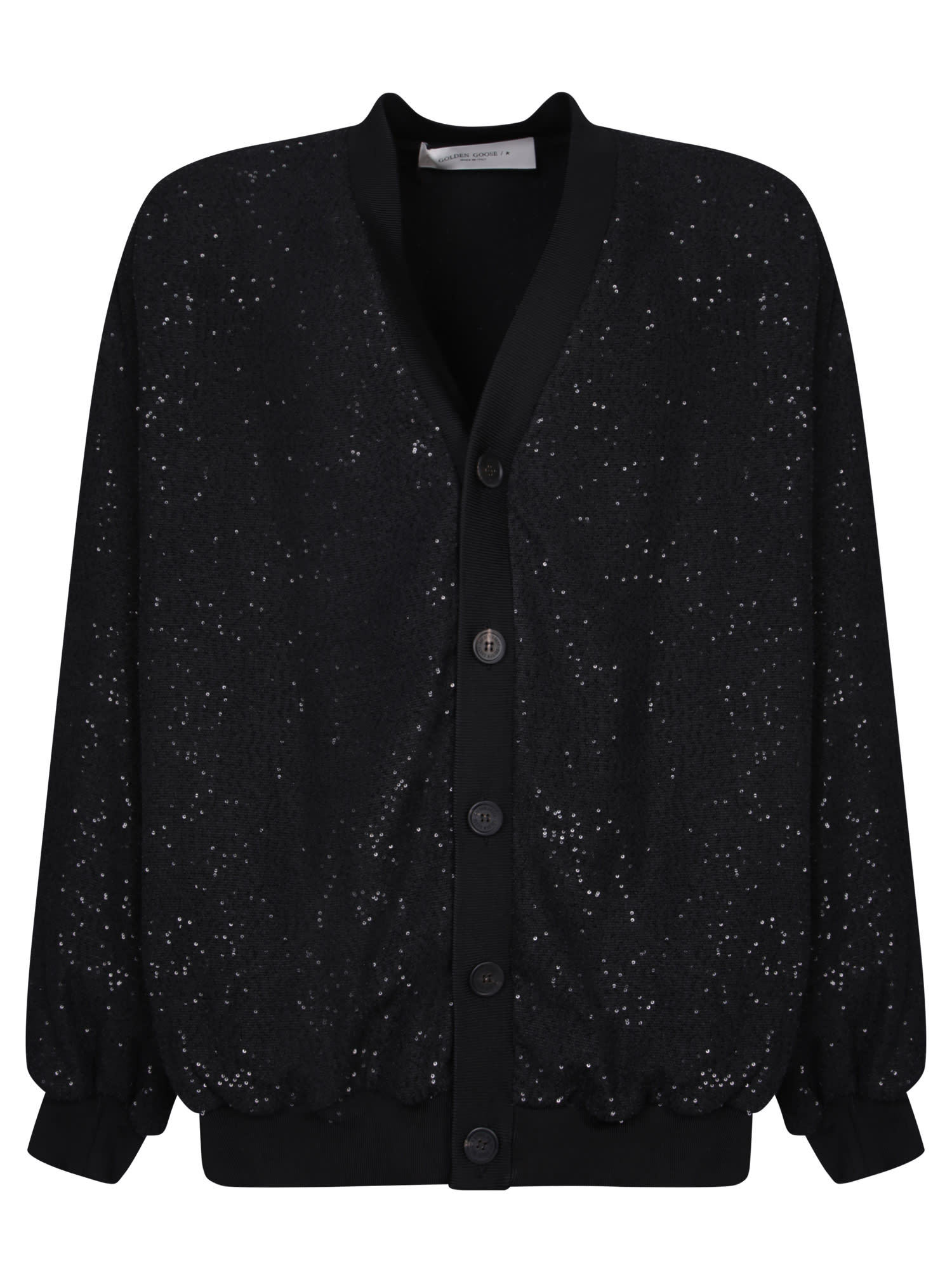 Golden Goose Black Sequin Cardigan