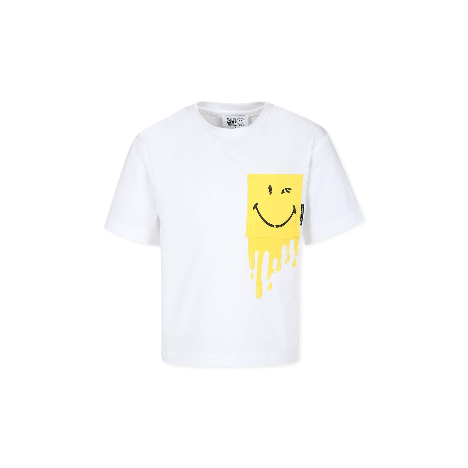 Little Marc Jacobs White T-shirt For Boy With Smiley