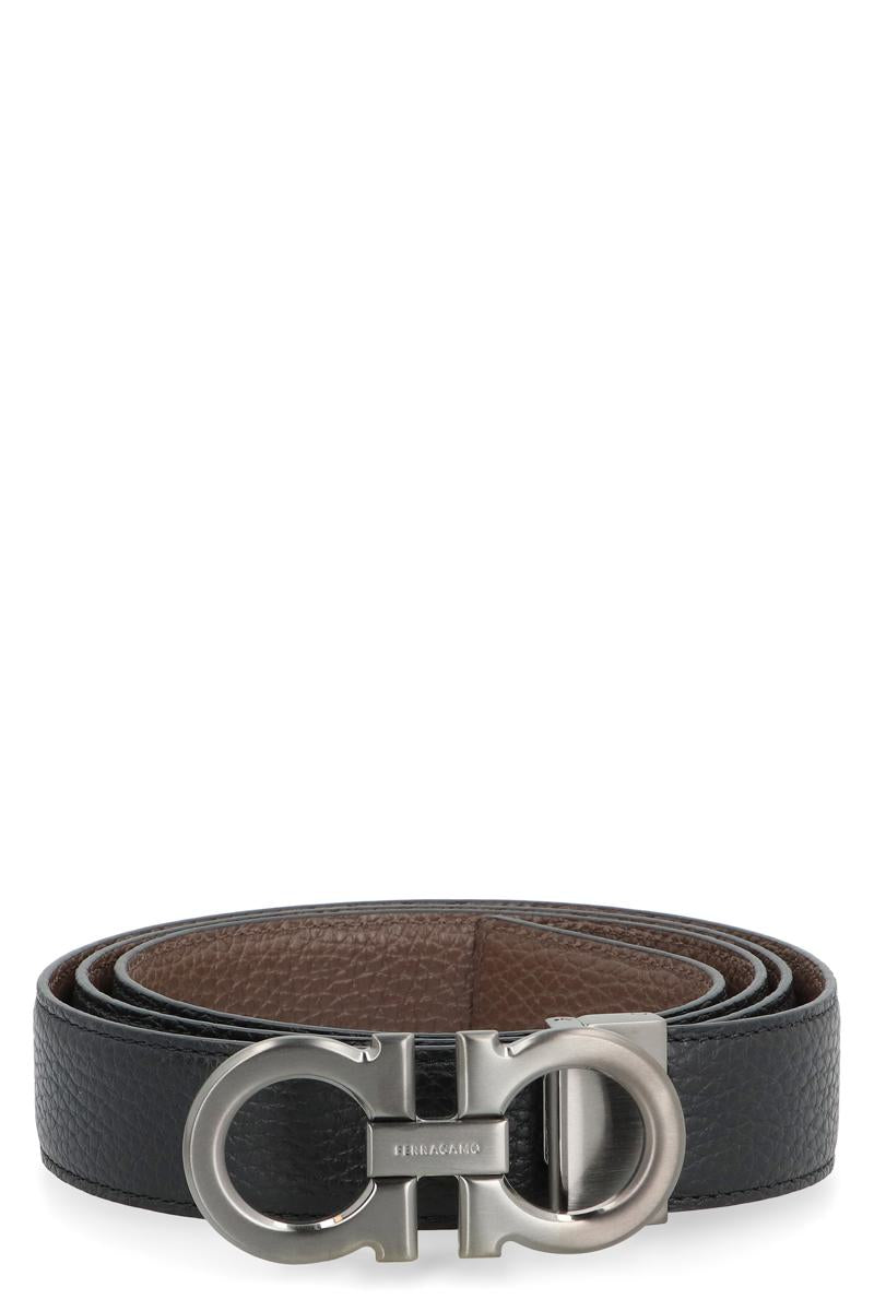 Salvatore Ferragamo 双面真皮皮带