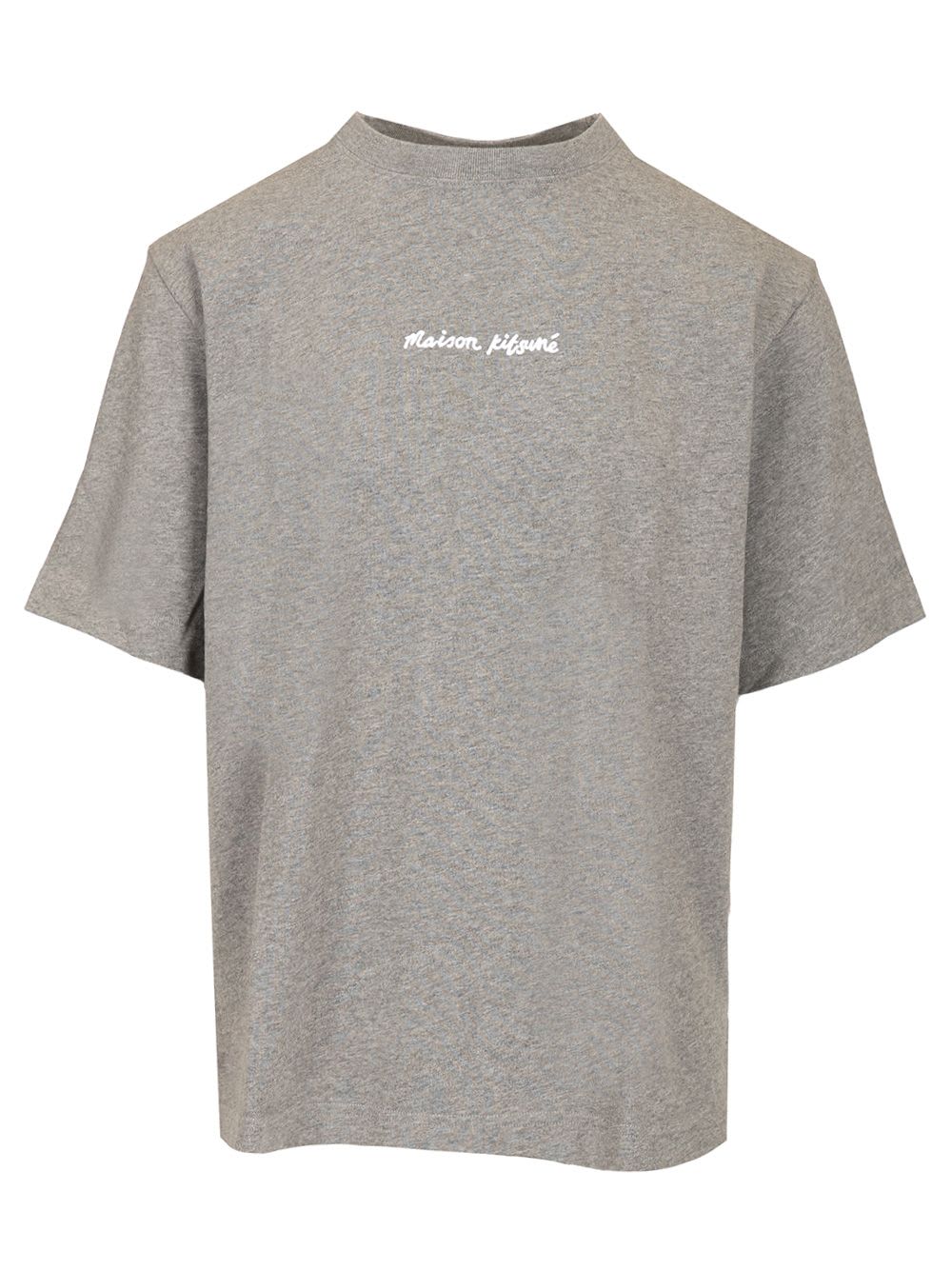 Maison Kitsuné Oversized T-shirt With Embroidered Signature